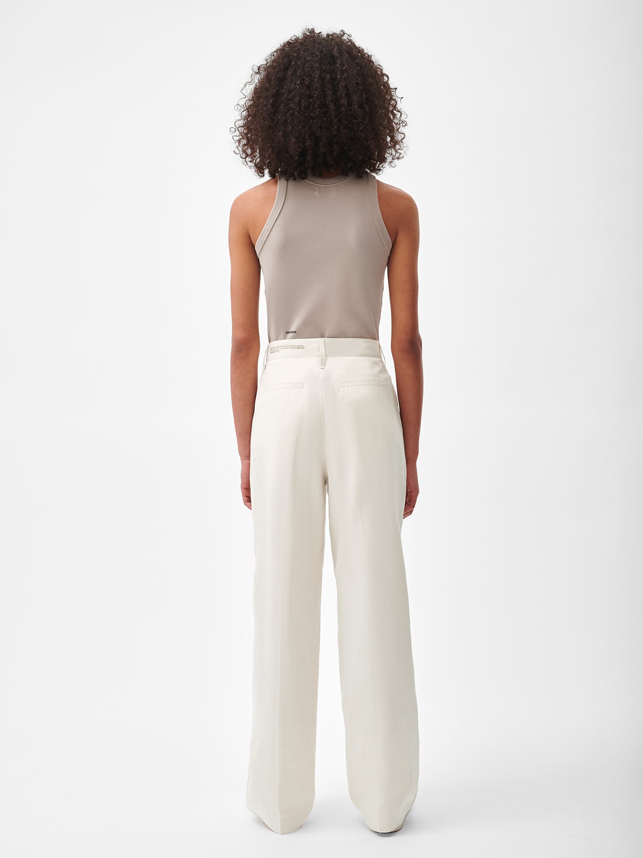 Womens-Cotton-Linen-Trouser-Limestone-Model-Female-2
