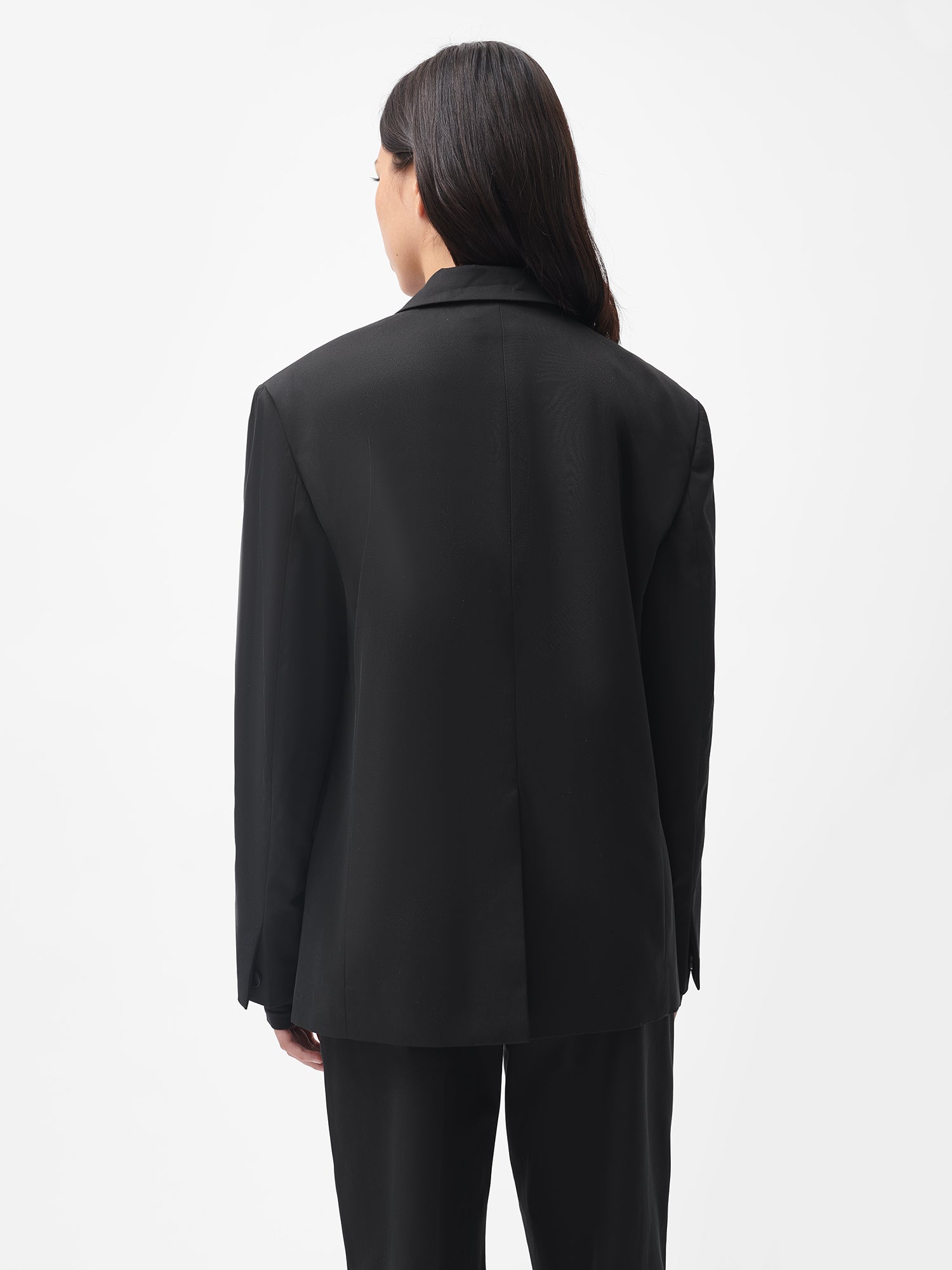 Womens-Cotton-Tailored-Jacket-Black-female-3