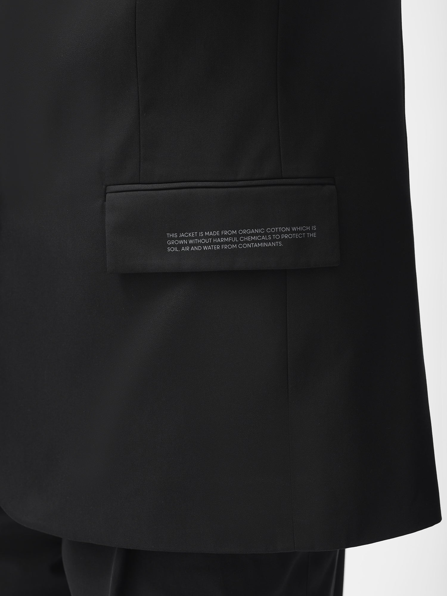 Oversized blazer in metal effect fabric, black