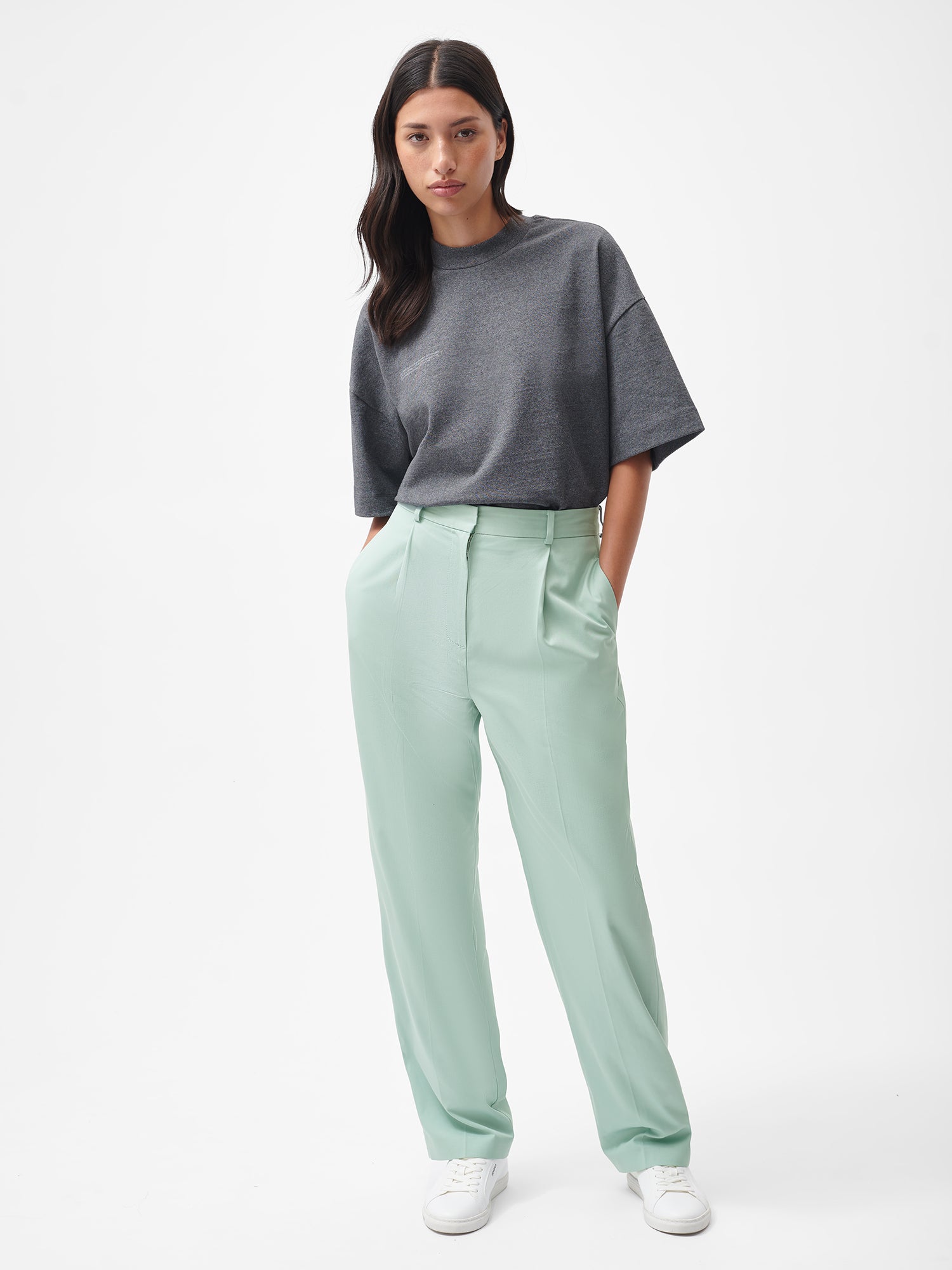 ASOS DESIGN smart tapered trousers in stone | ASOS