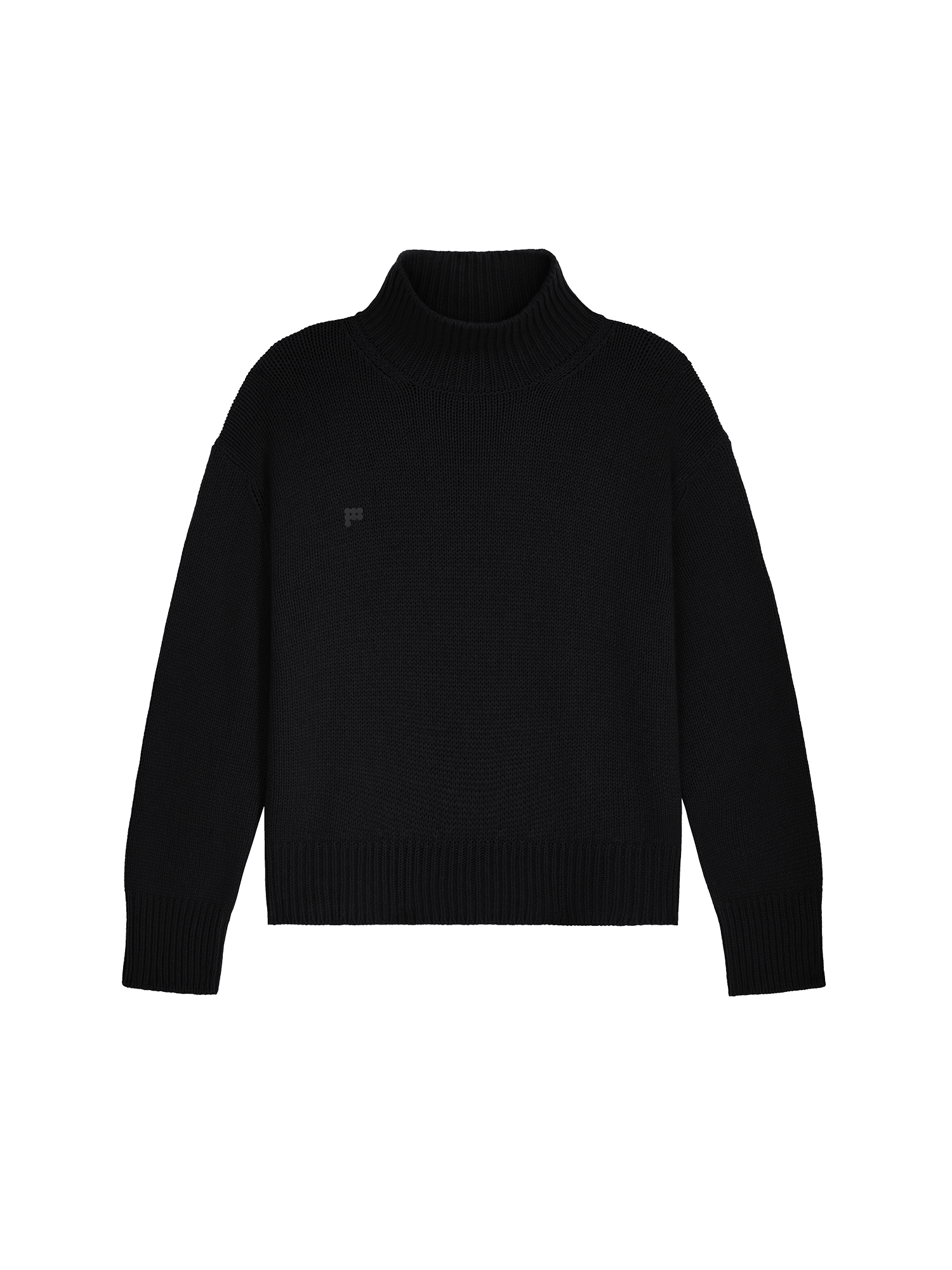 Womens_Recycled_Cashmere_Knit_-Chunky_Turtleneck_Sweater_Black-packshot-2