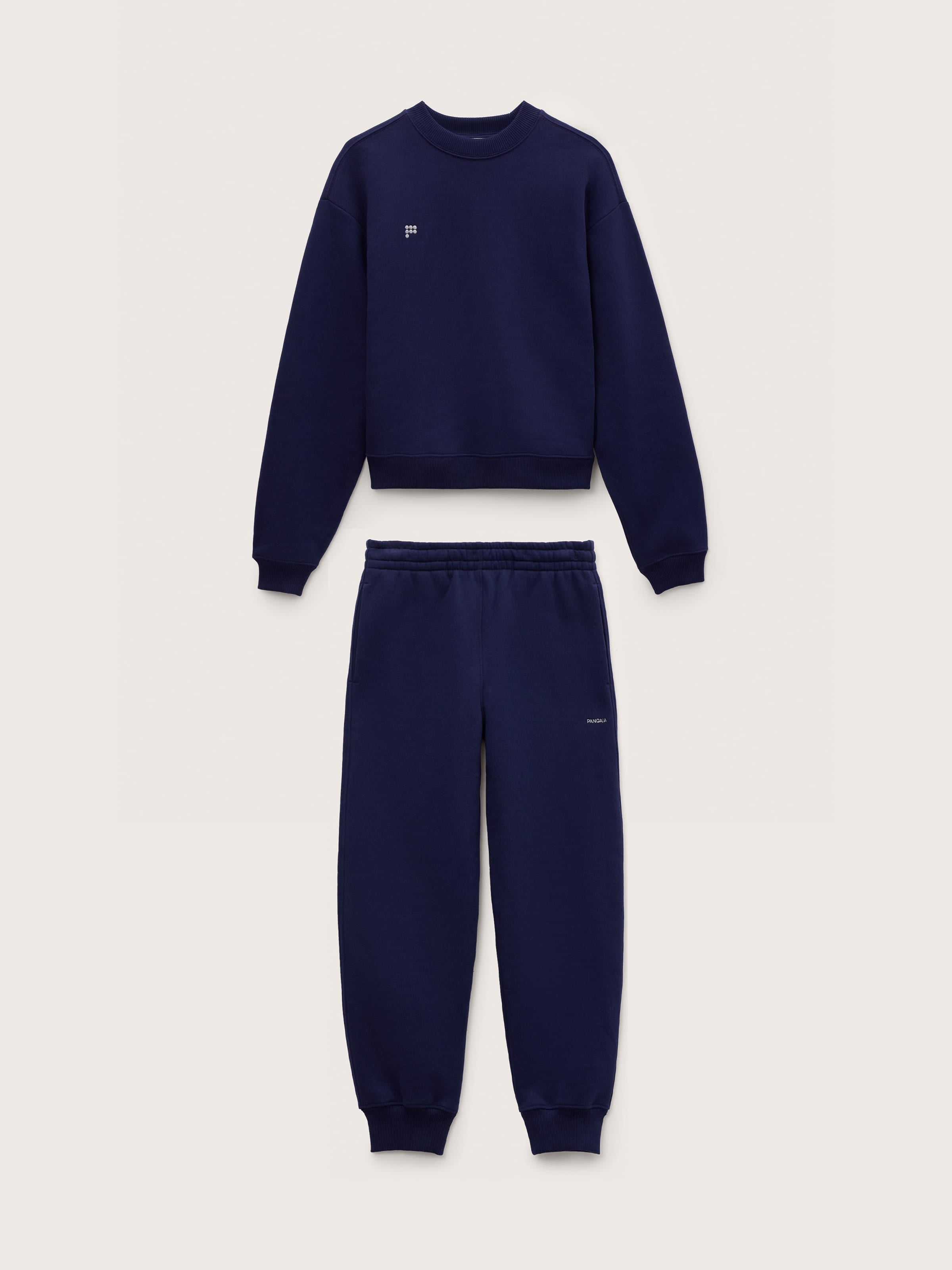 Womens Heavyweight Sweatshirt and Track Pants Set—Ocean Navy