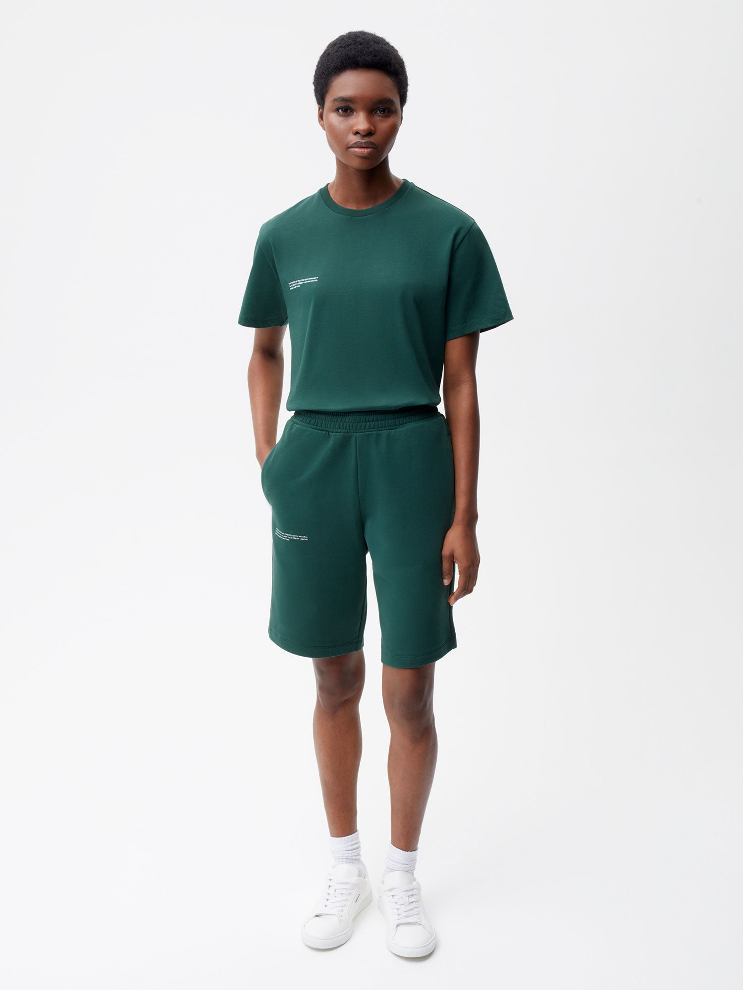 365 Long Shorts—foliage green female-1