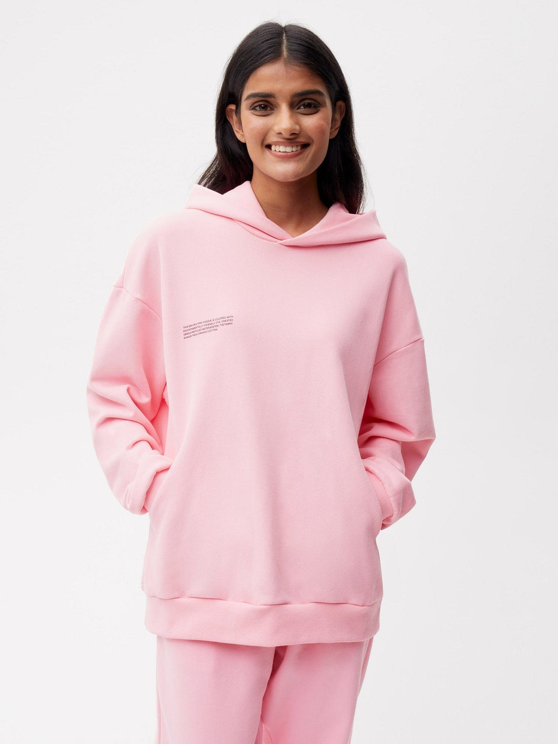 365 Midweight Hoodie - Sakura Pink - Pangaia