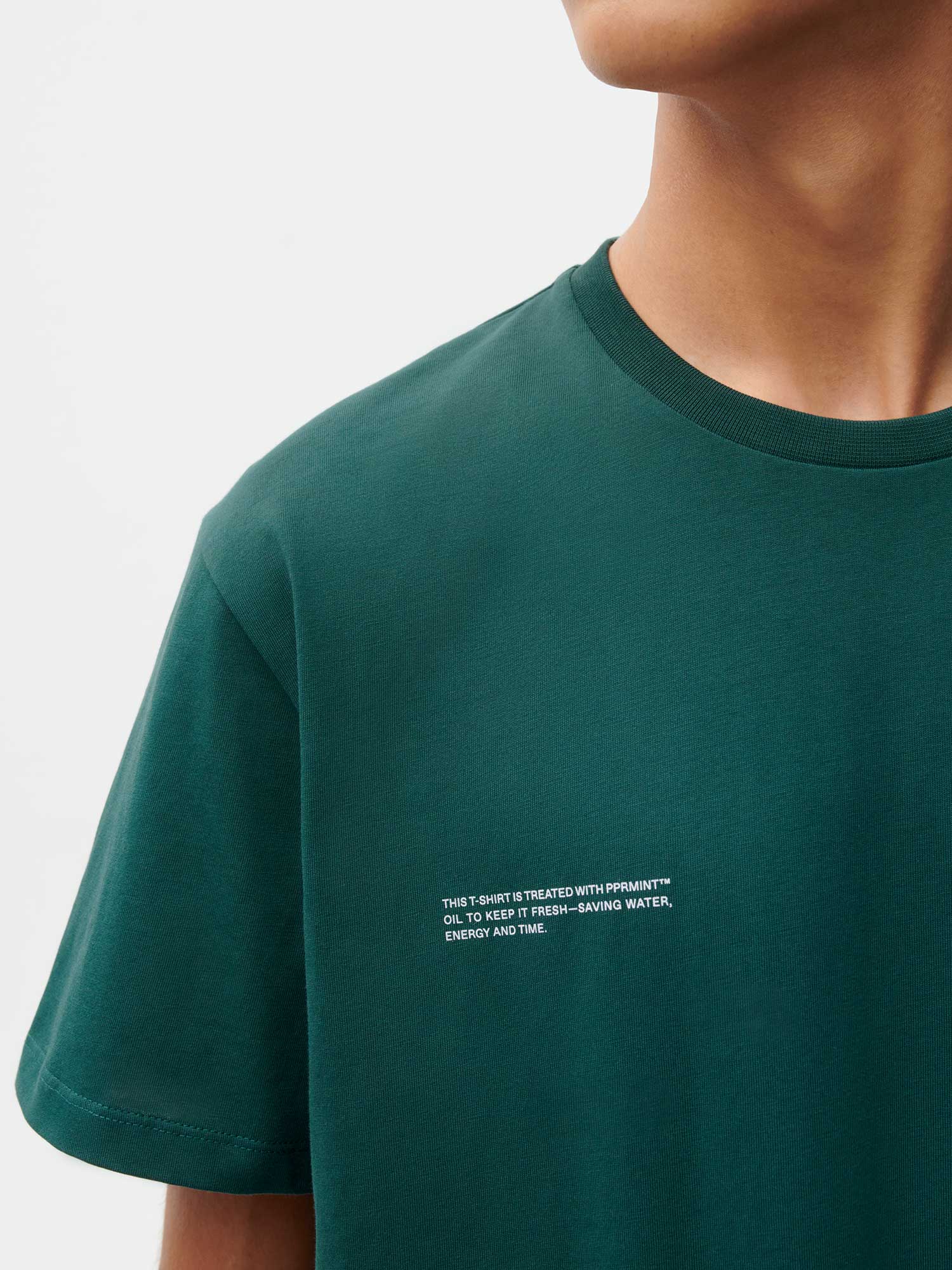 365 Organic Cotton T-shirt—foliage green male-2