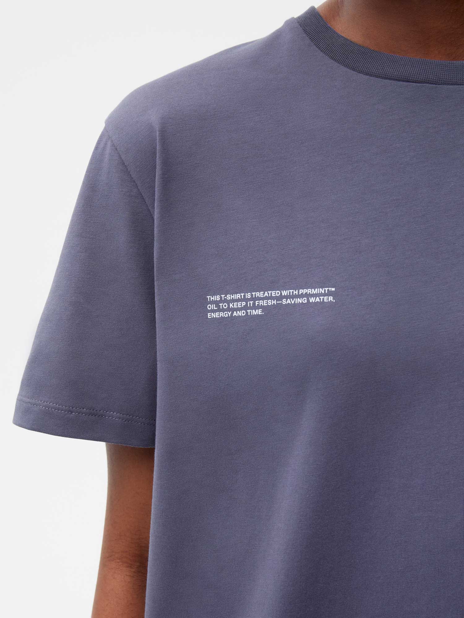365 Organic Cotton T-shirt—slate blue female-2