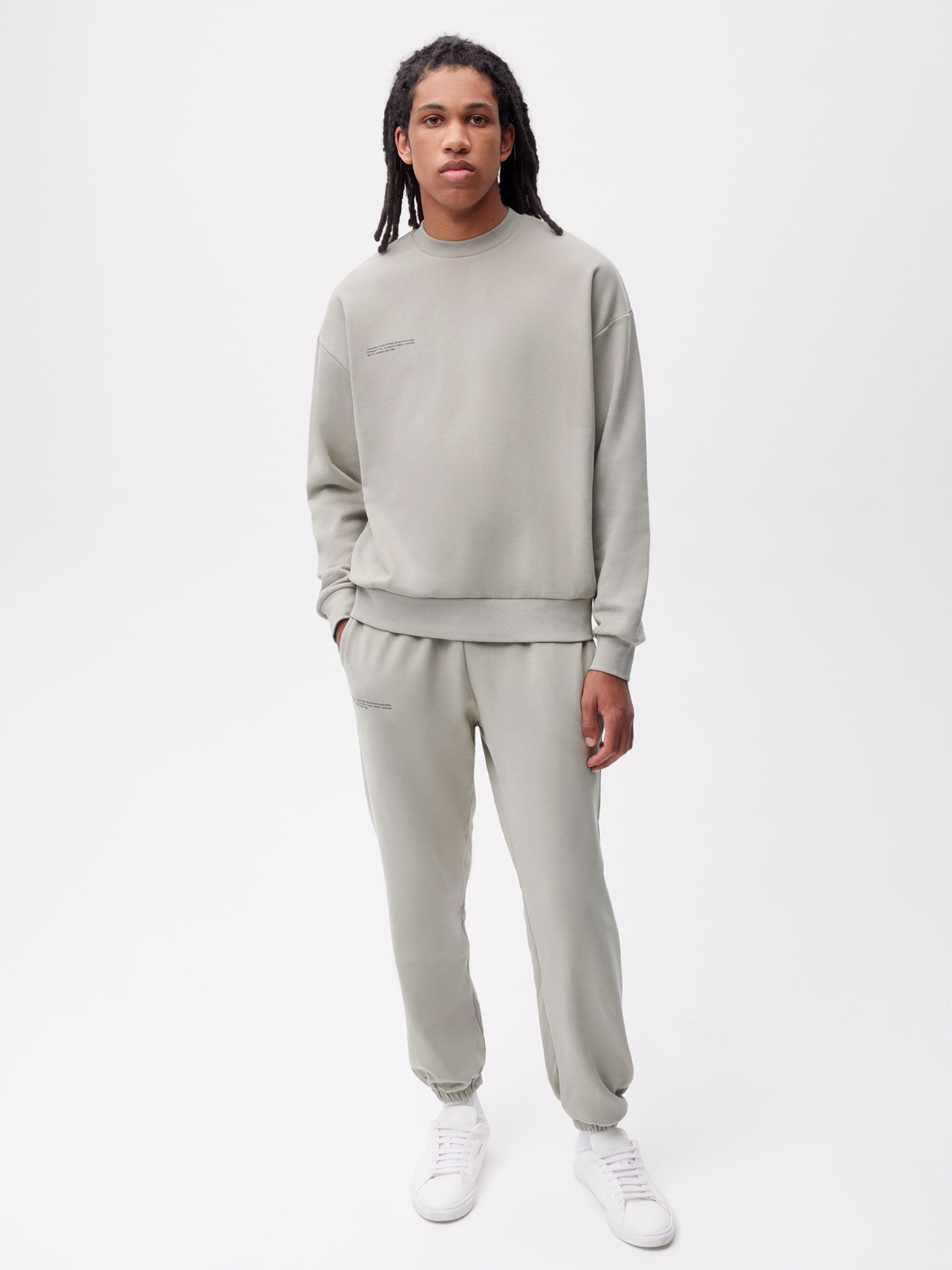 365 Midweight Track Pants - Stone - Pangaia