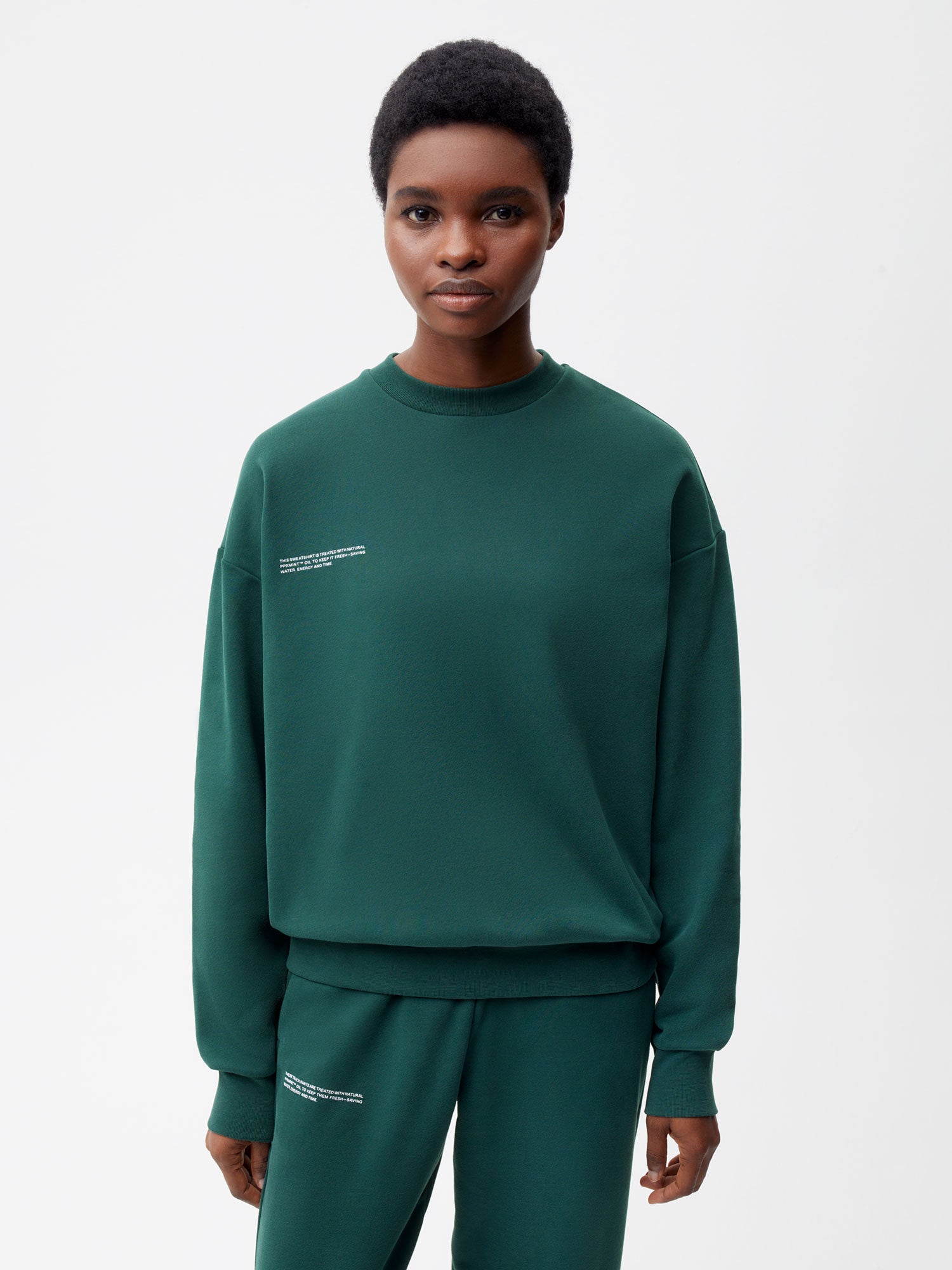 365 Midweight Sweatshirt - Foliage Green - Pangaia