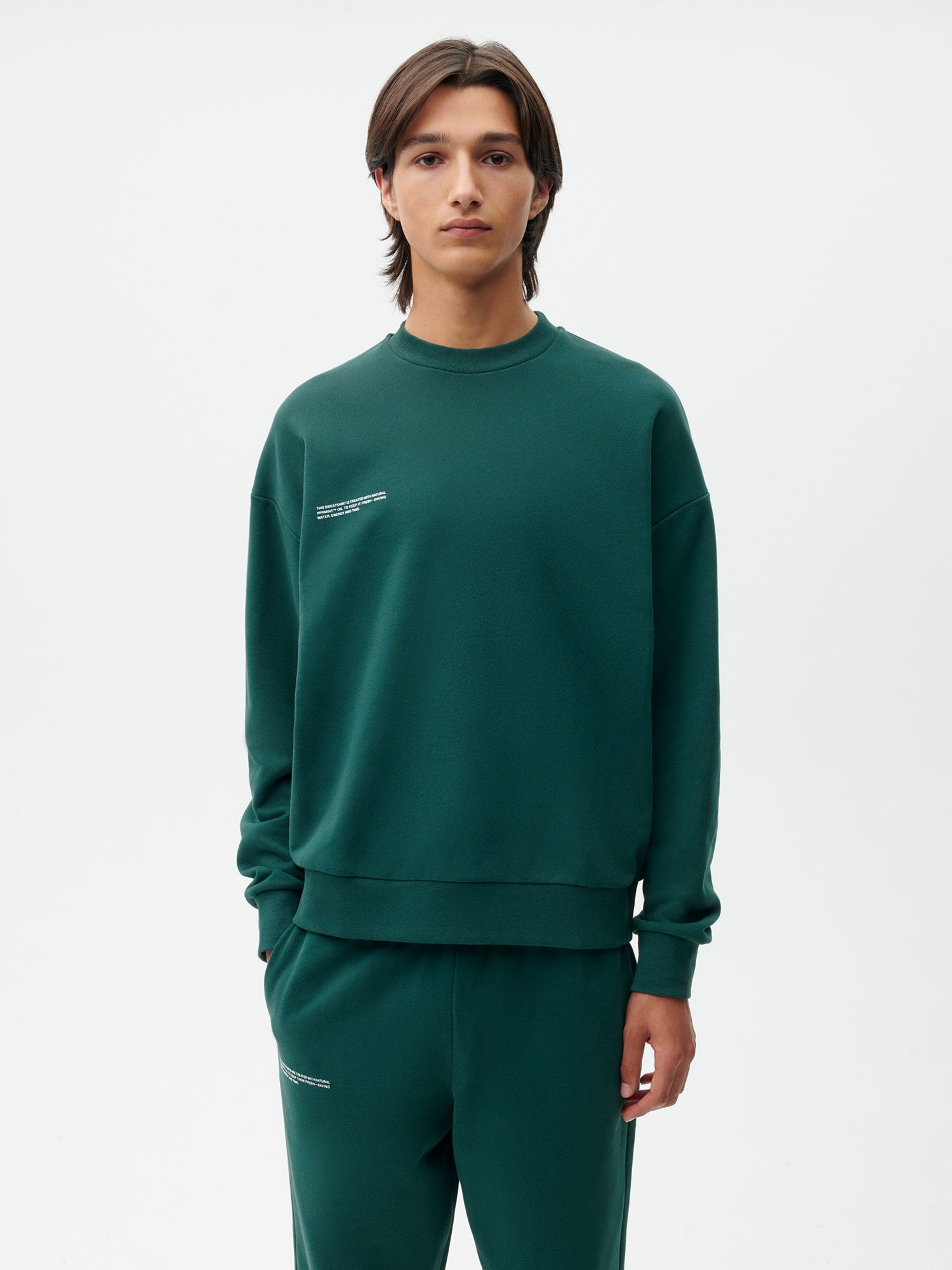 365 Midweight Sweatshirt - Foliage Green - Pangaia