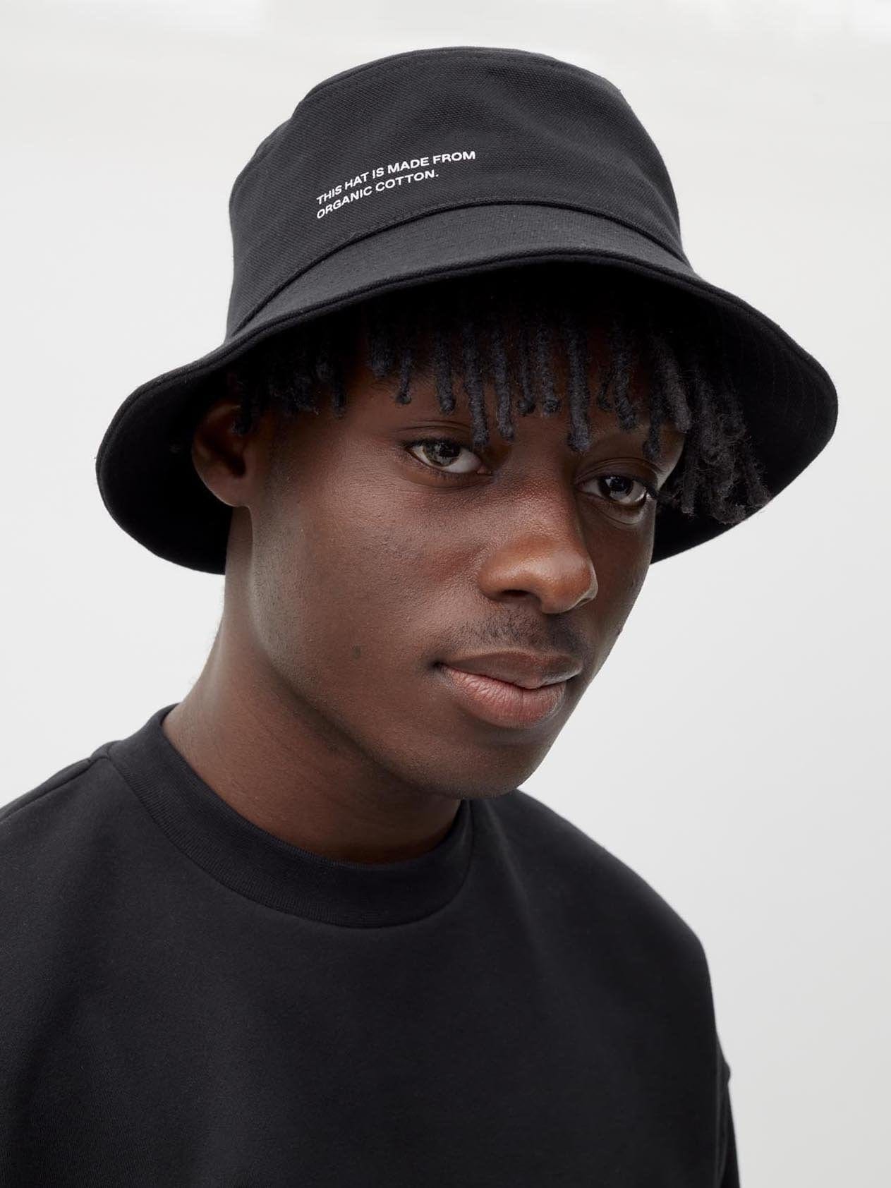 Organic Cotton Bucket Hat - Black - Pangaia