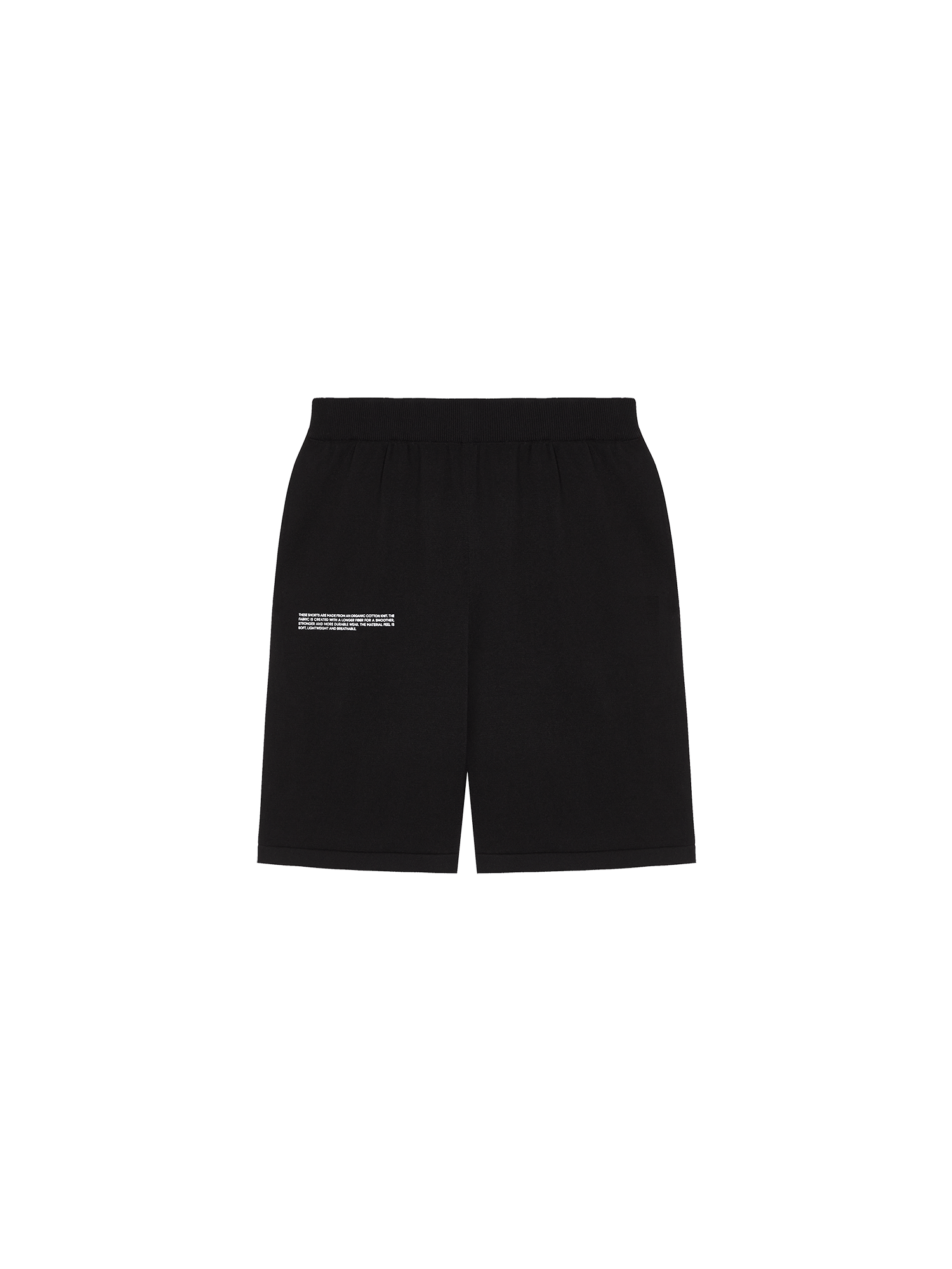 Cotton-Knit-Long-Shorts-Black-packshot-3