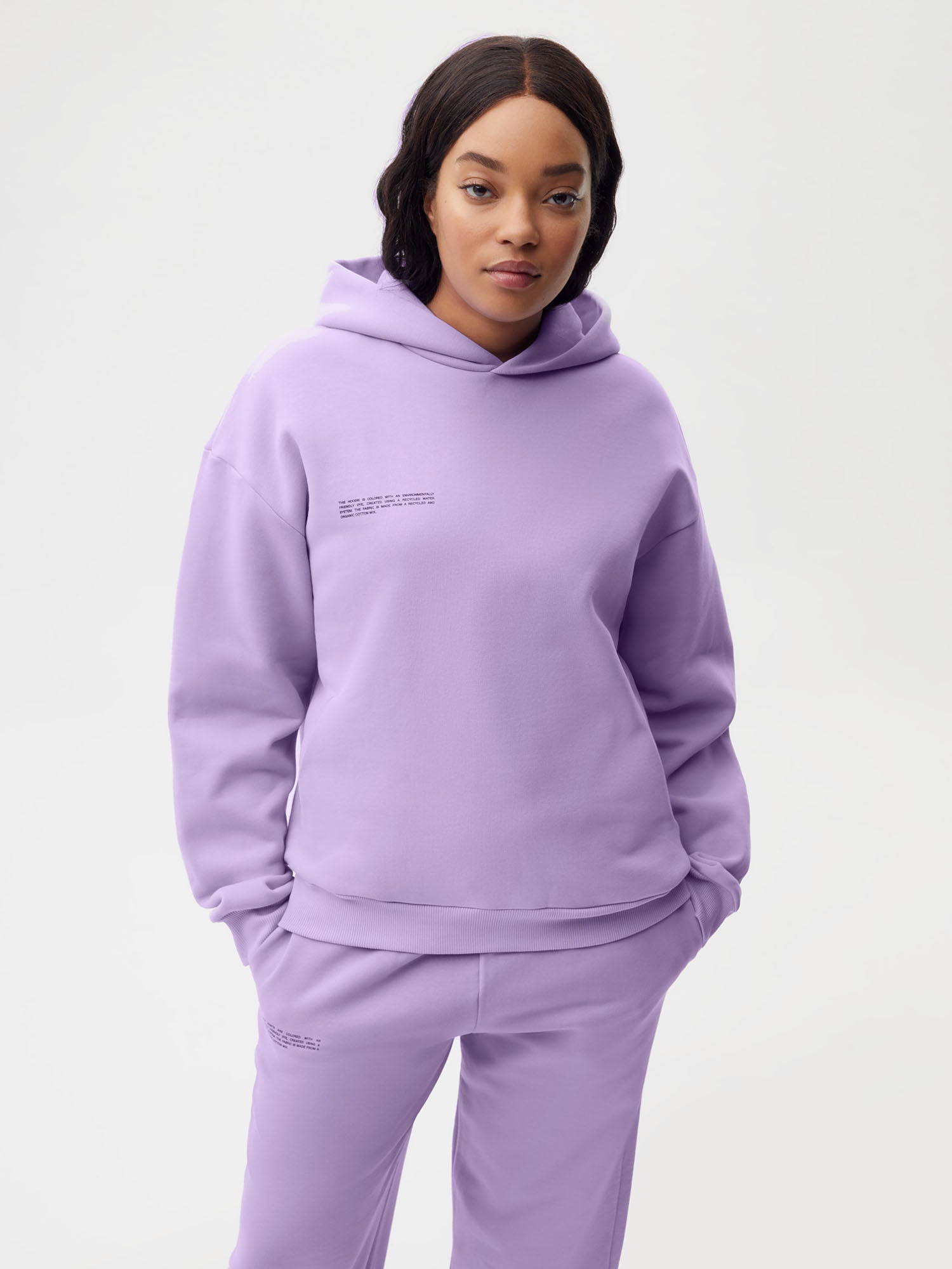 Womens Purple 365 Heavyweight Hoodie Designer Hoodies PANGAIA