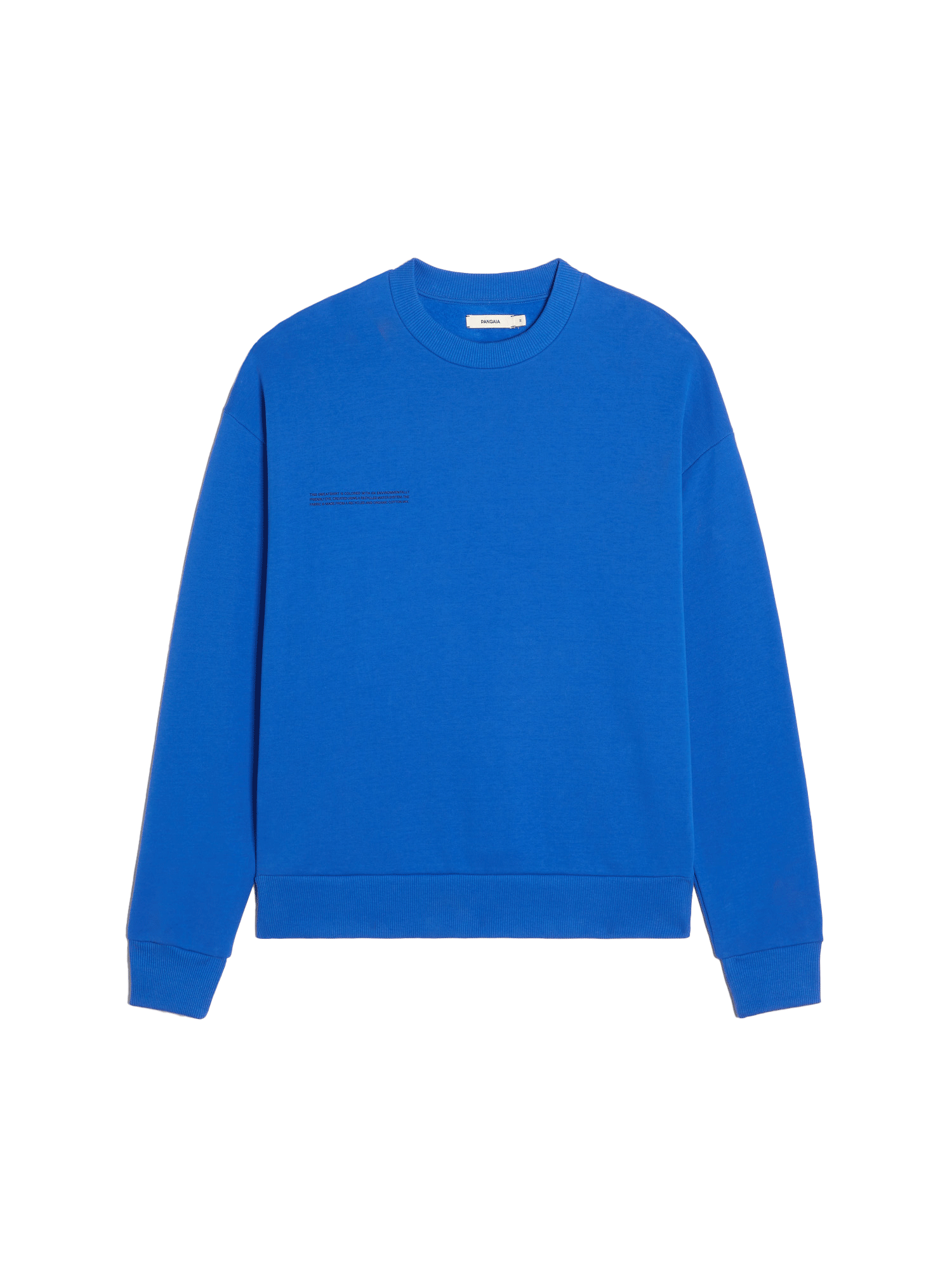 Blue cotton sweatshirt hot sale