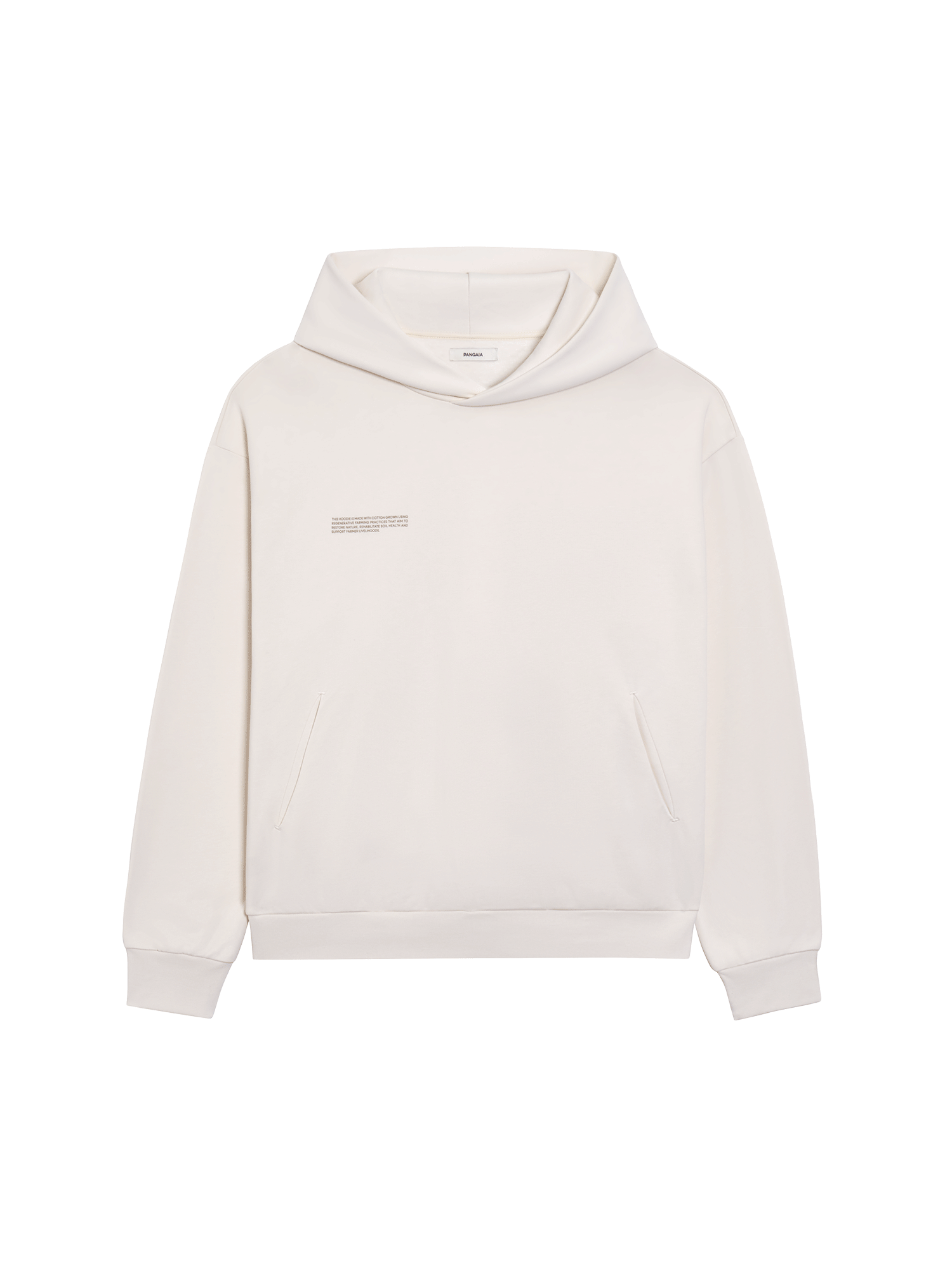 Womens White In Conversion Cotton Hoodie | Luxury Hoodies | PANGAIA