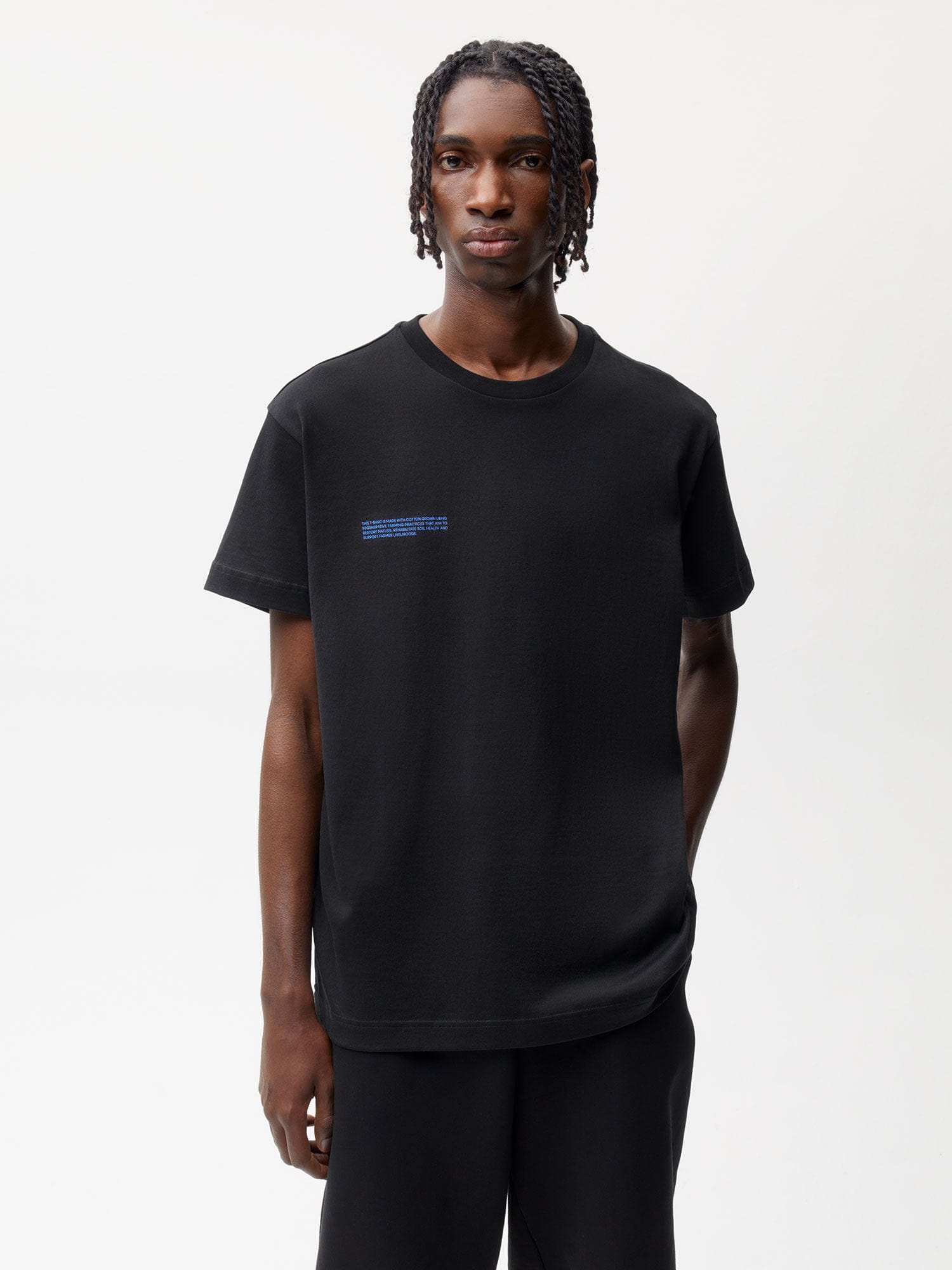 Black 365 In Conversion Cotton T-shirt | Luxury T-shirts | Pangaia