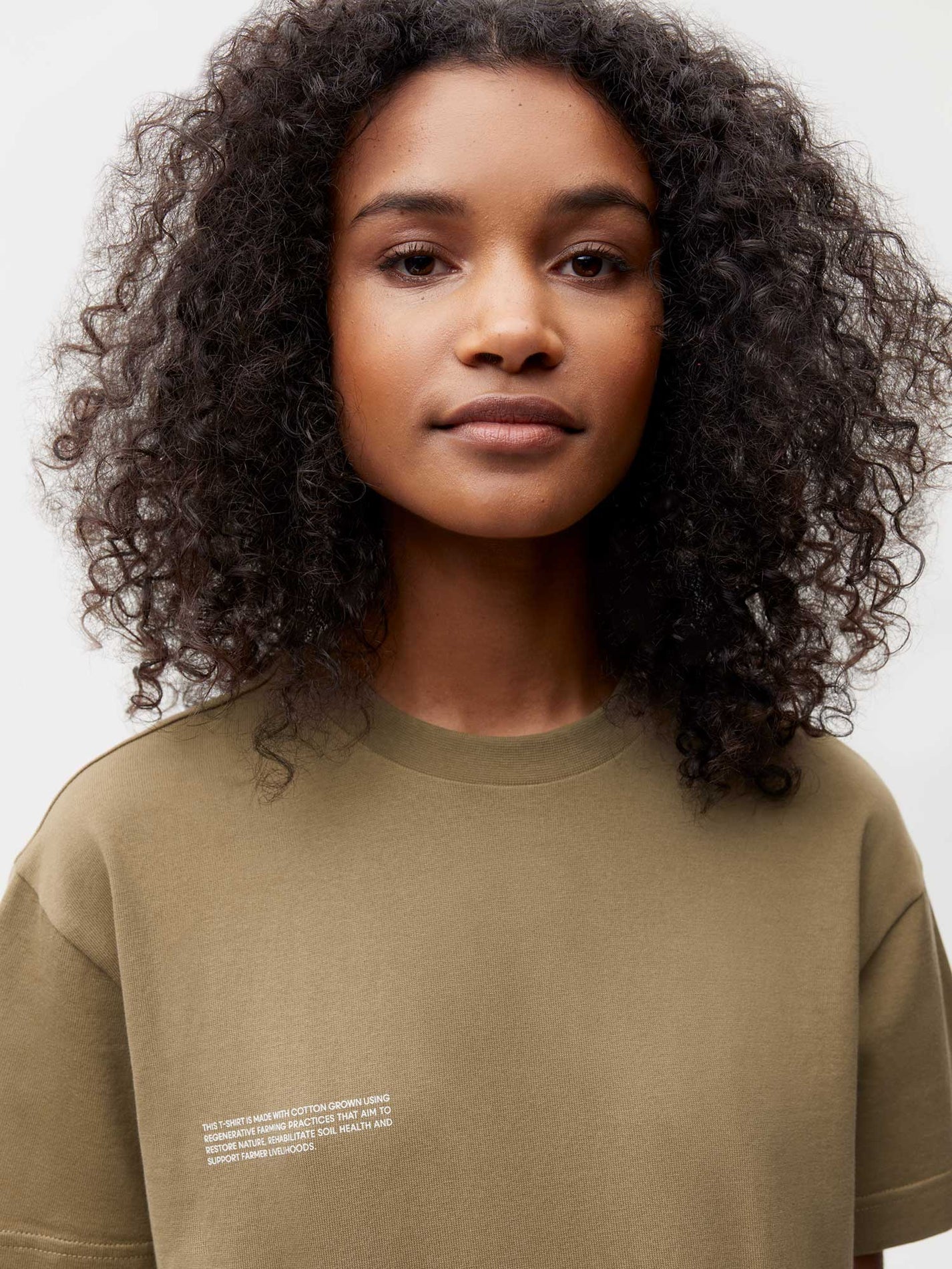 In Conversion Cotton 365 Tshirt Carbon Brown Pangaia