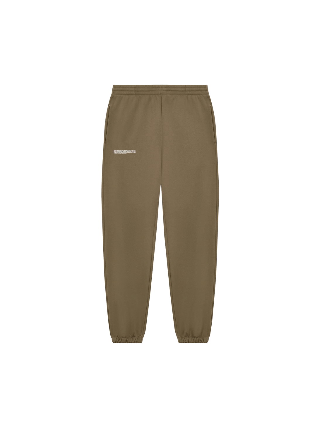 Brown In Conversion Cotton Track Pants Luxury Joggers Pangaia