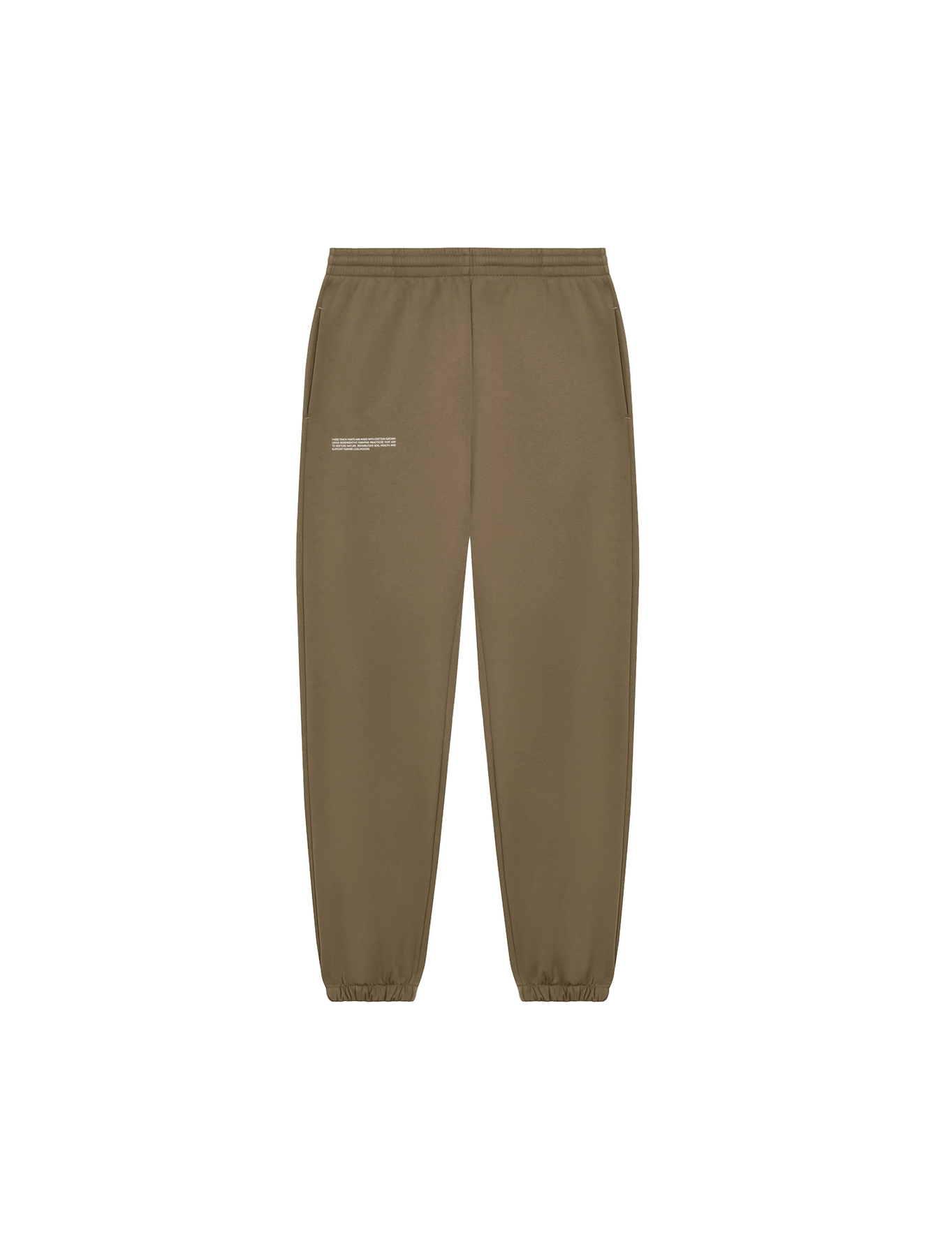 Brown In Conversion Cotton Track Pants | Luxury Joggers | Pangaia