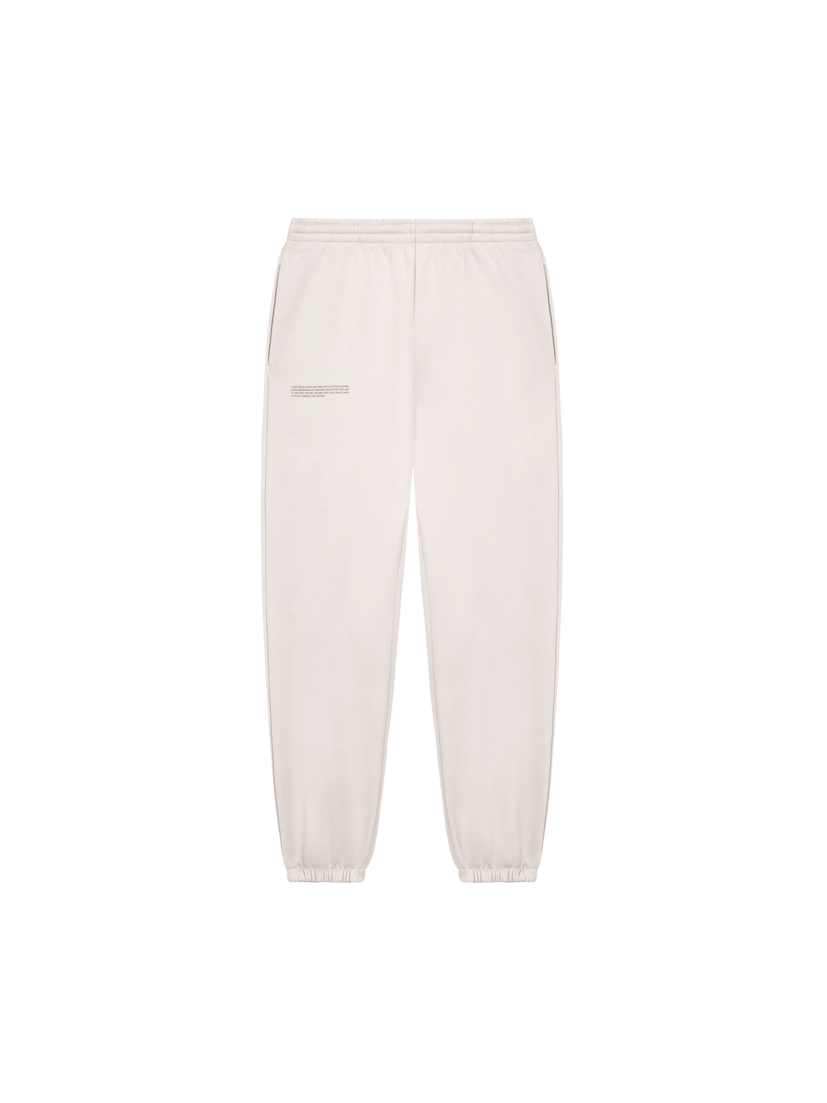 White In Conversion Cotton Track Pants Luxury Joggers Pangaia
