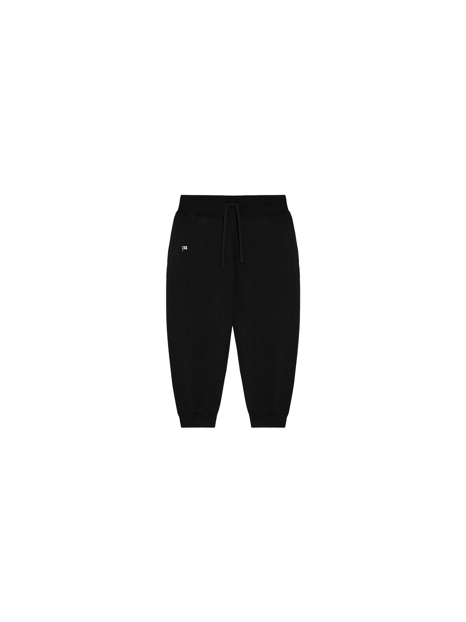 Kids Merino Wool Track Pants—black-packshot-3
