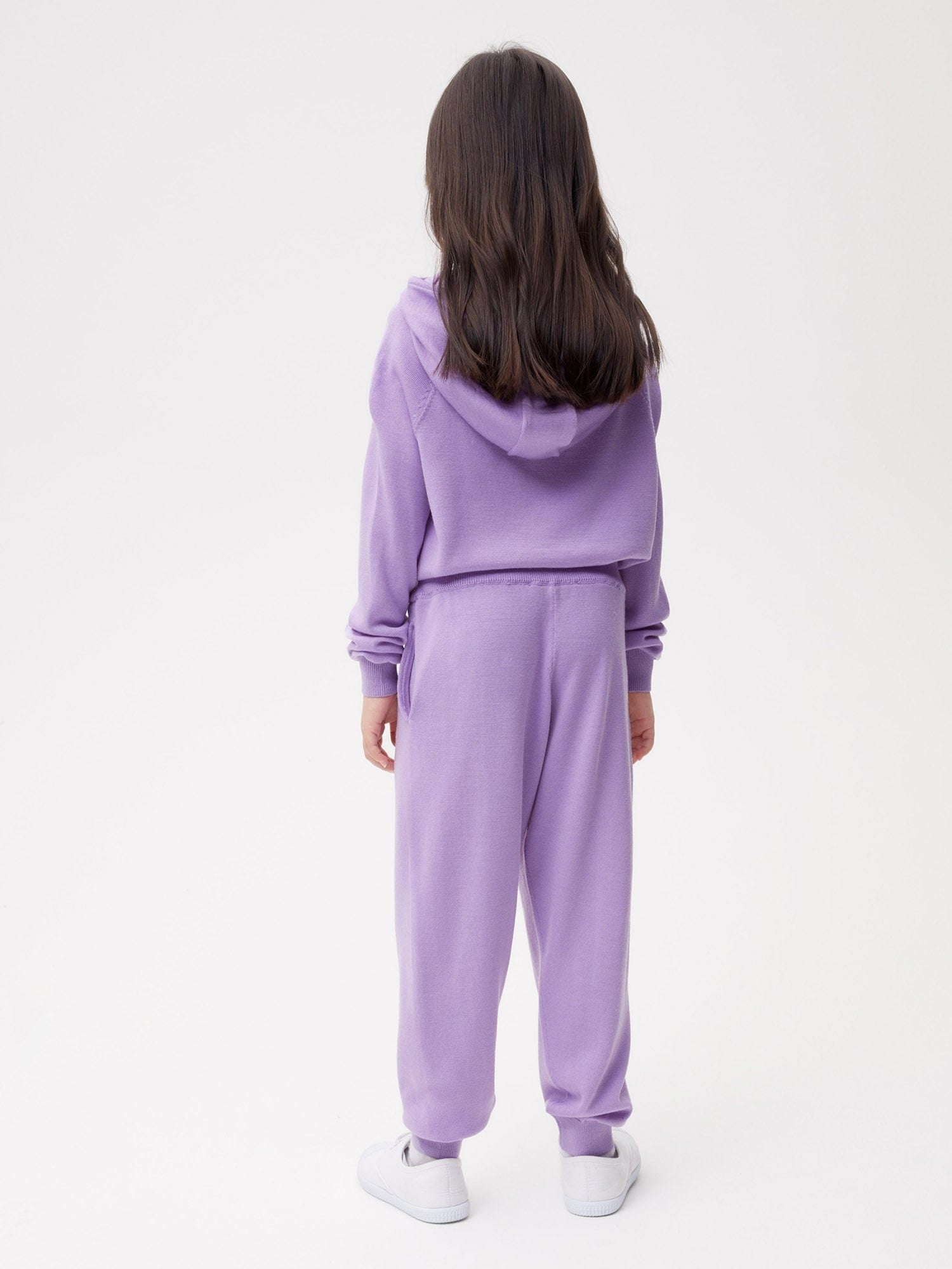 Kids Merino Track Pants Orchid Purple