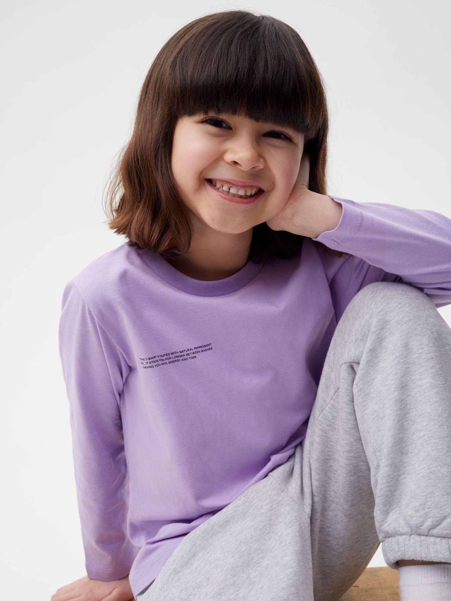 Kids 365 Long Sleeve T shirt orchid purple