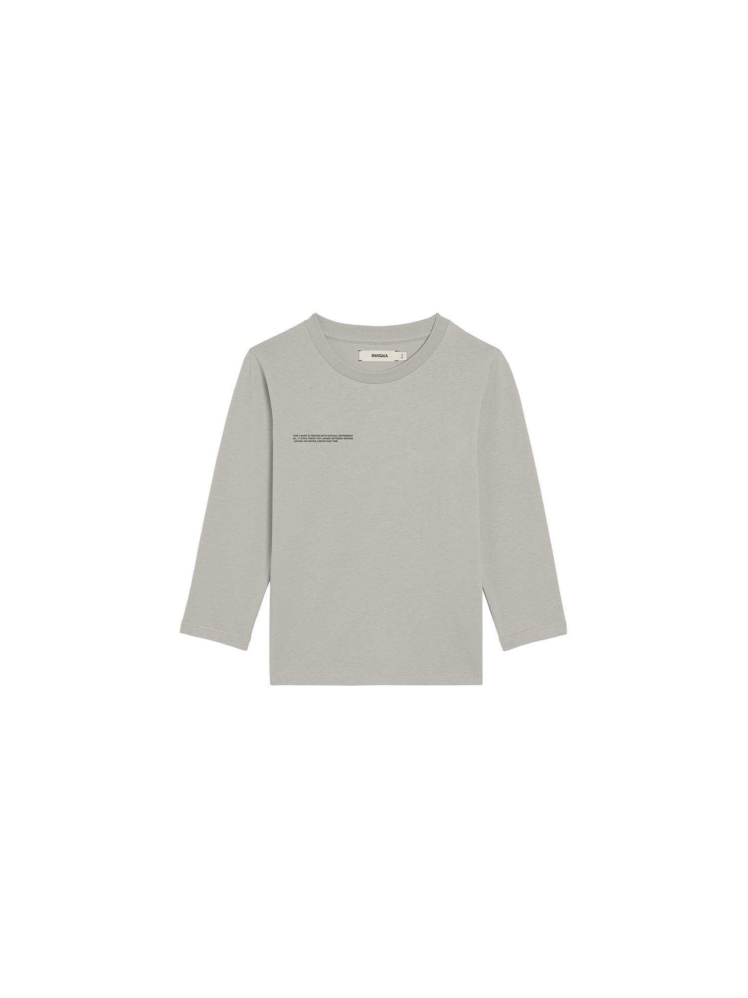 Kids 365 PPRMINT Long Sleeve T-shirt Core—stone-packshot-3