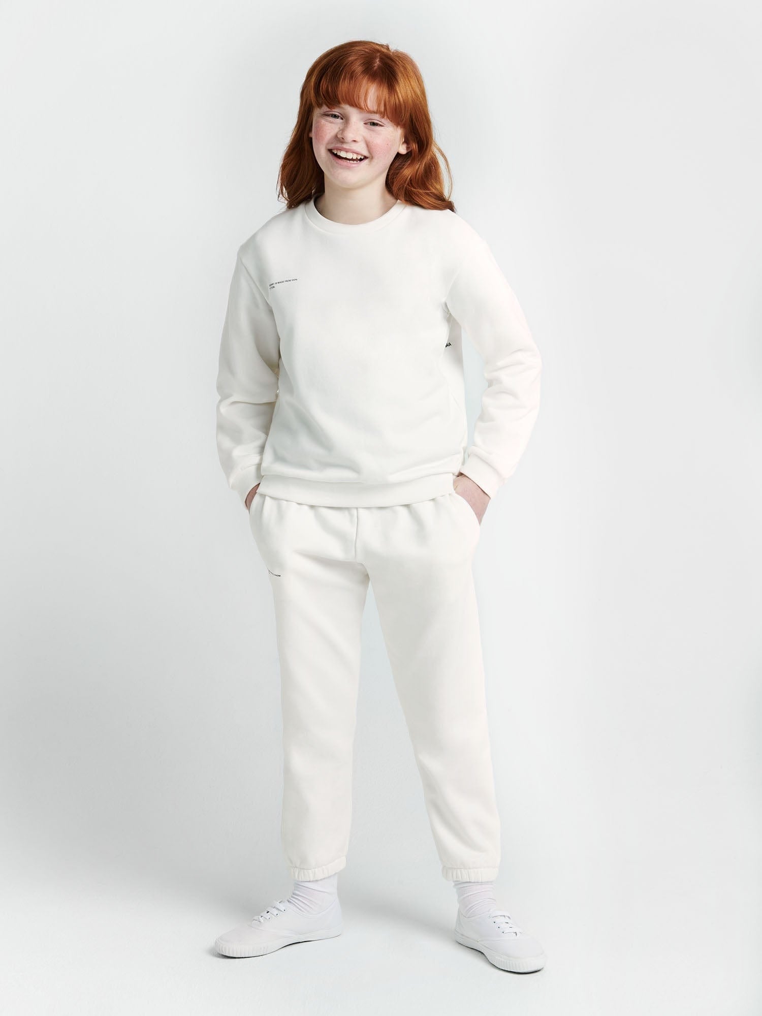 Hoodie White Tracksuit Bottoms Child Kids' Off-white 365 Midweight