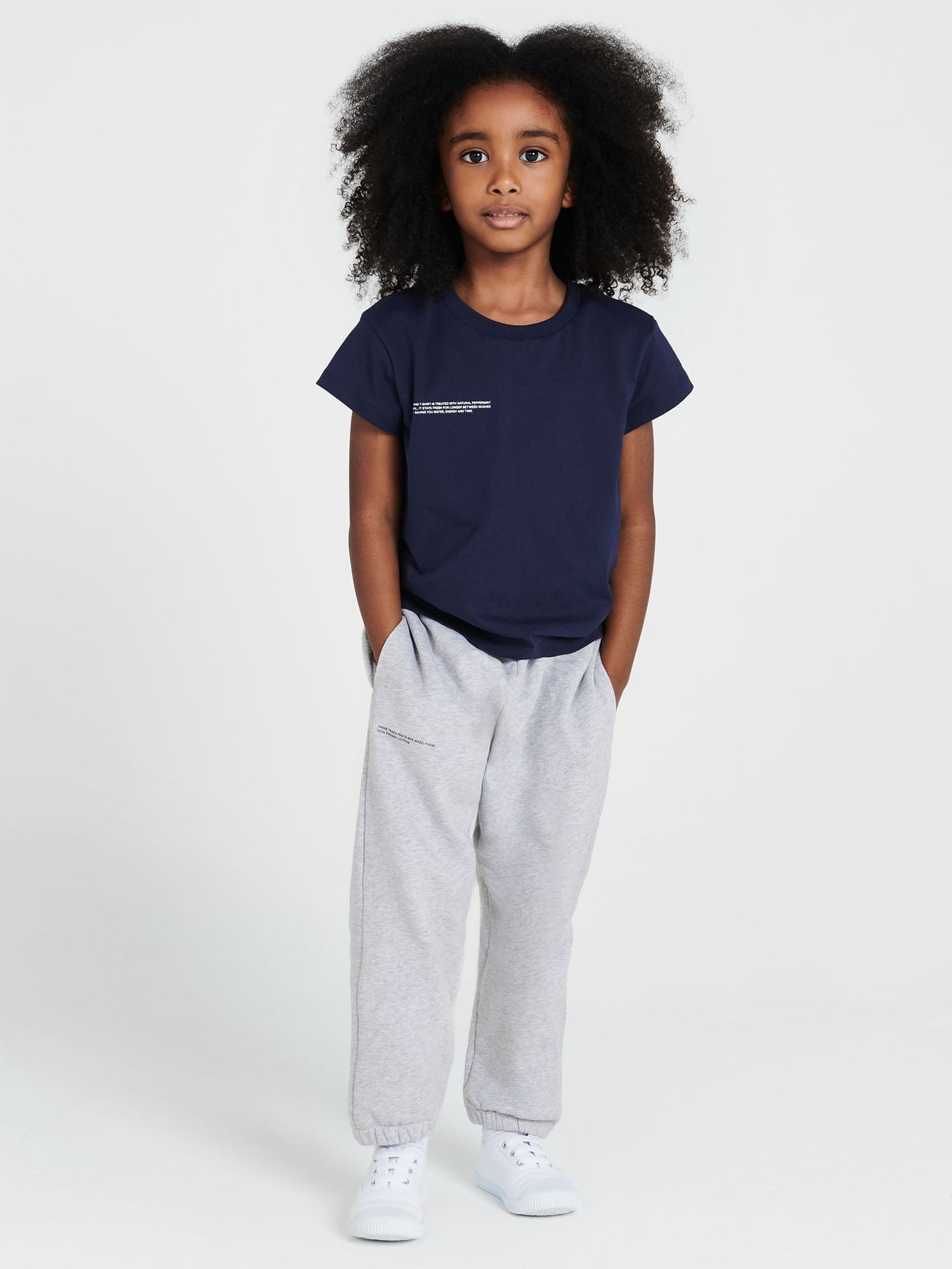 Kids' Grey 365 Midweight Track Pants PANGAIA