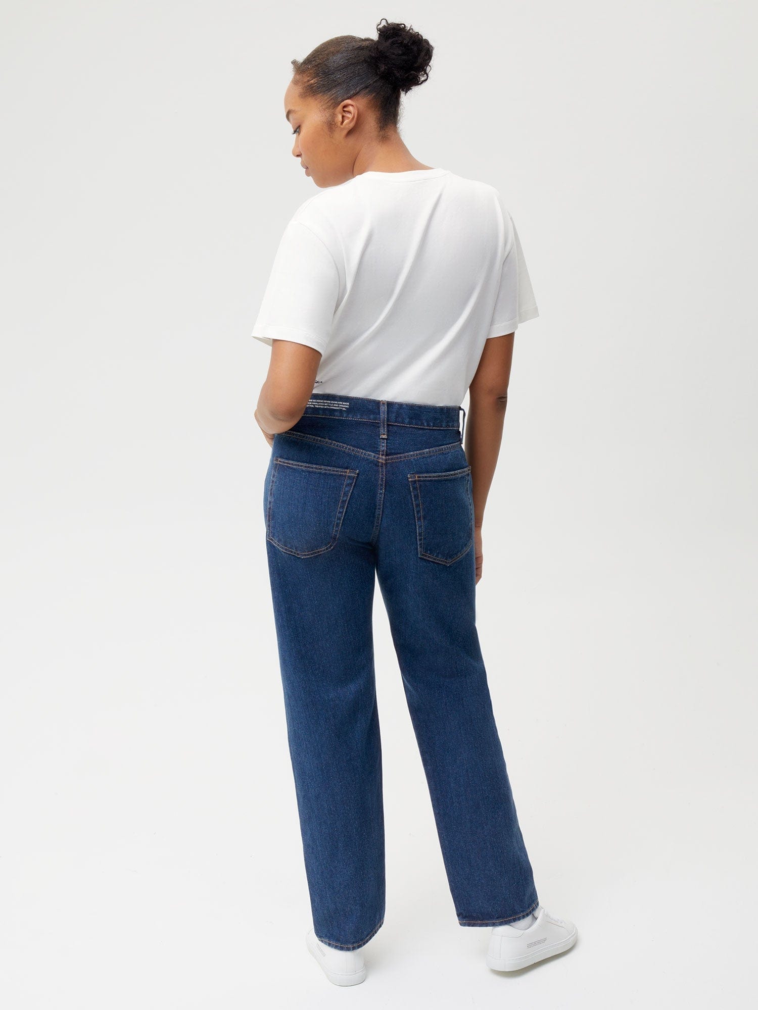 Nettle Denim Straight Leg Jeans | Pangaia