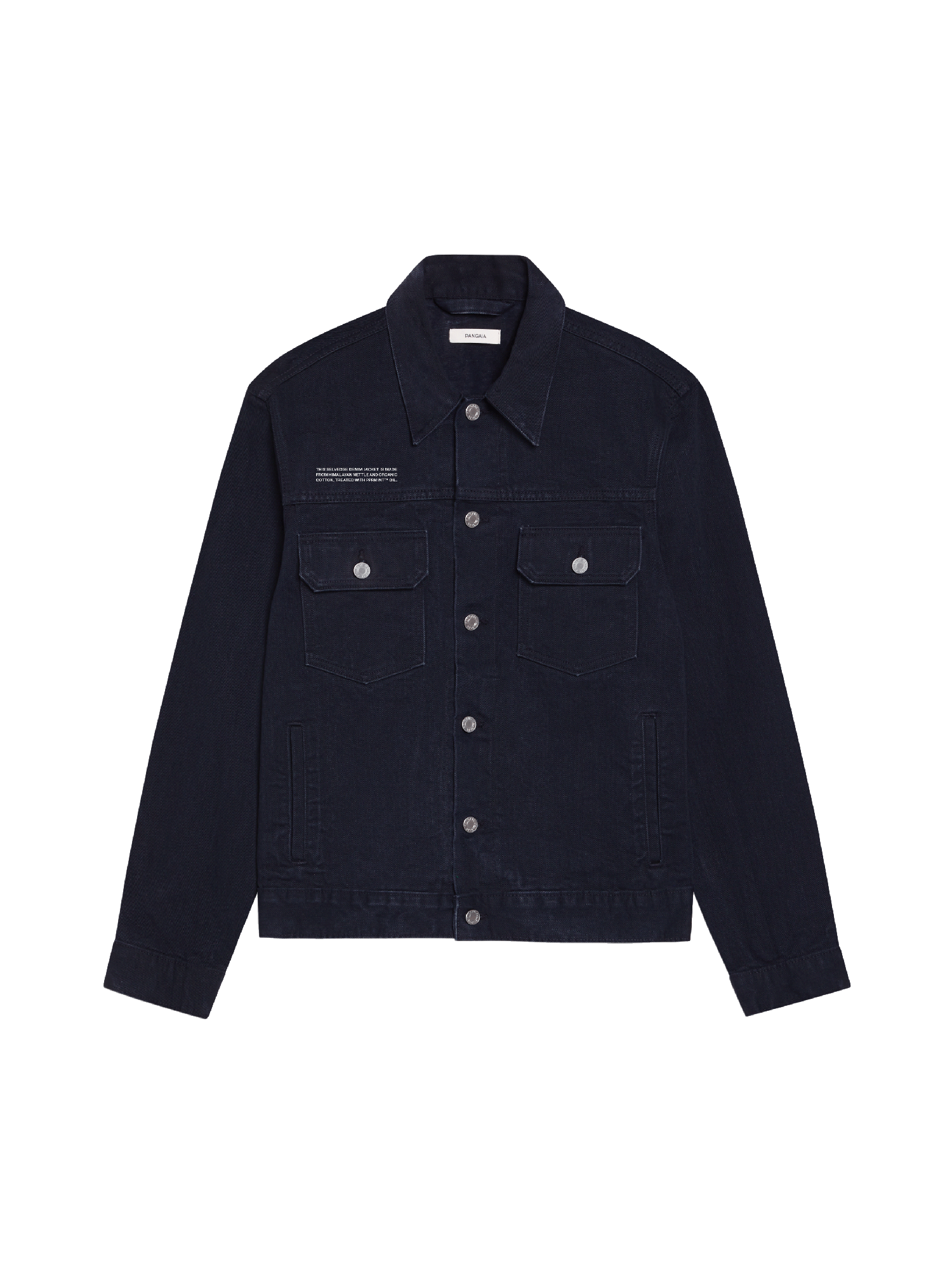 Black Nettle Denim Jacket | Pangaia