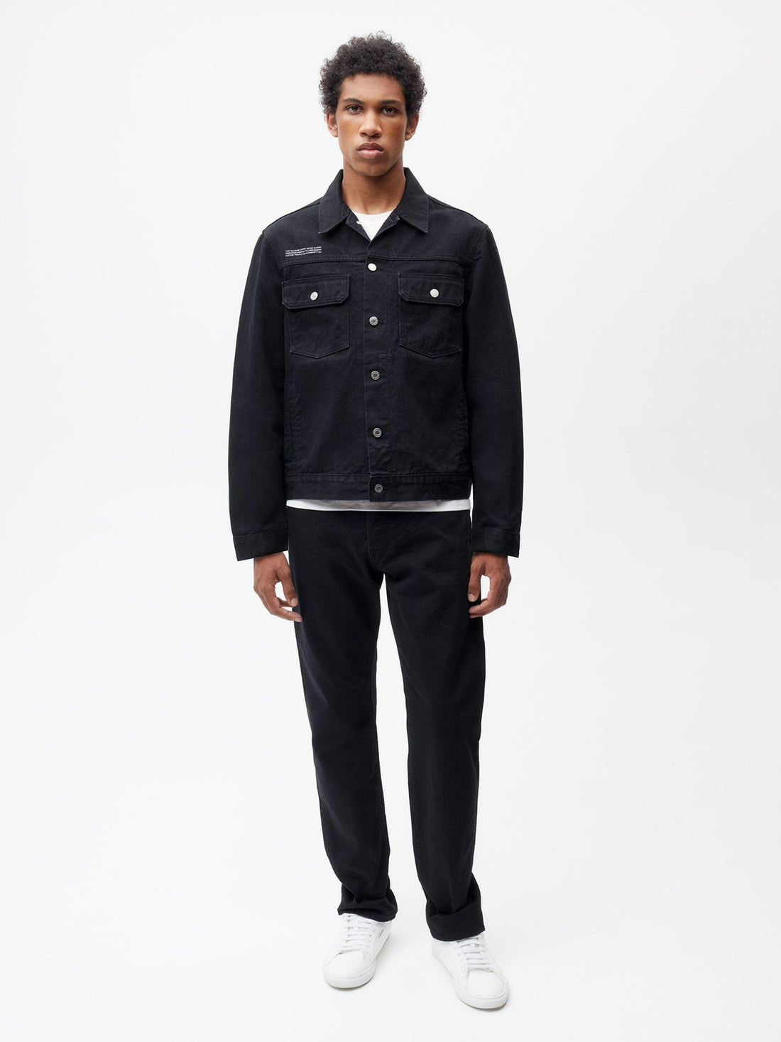 Black Nettle Denim Jacket | Pangaia