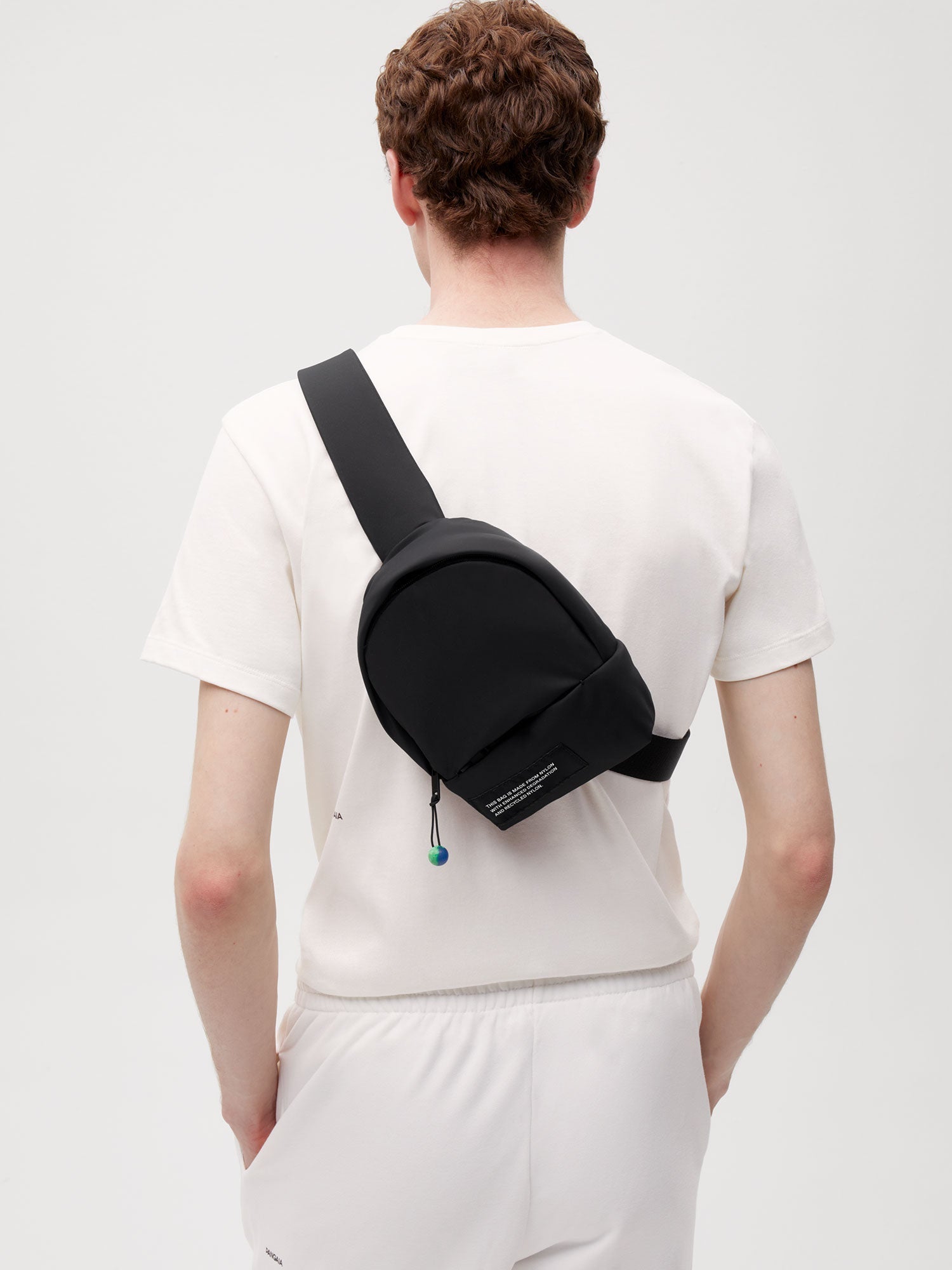 Nylon Padded Mini Backpack Black Male
