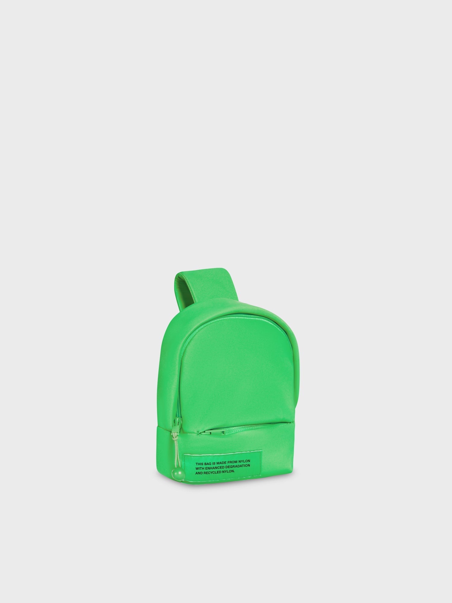 Nylon Padded Mini Backpack Jade Green