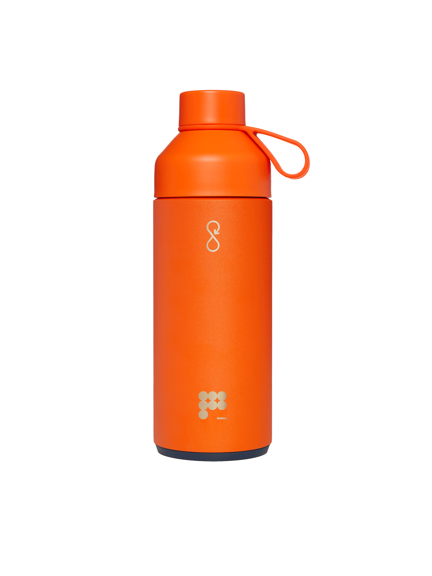 Pangaia Ocean Bottle - 1 Litre—coral orange-packshot-3