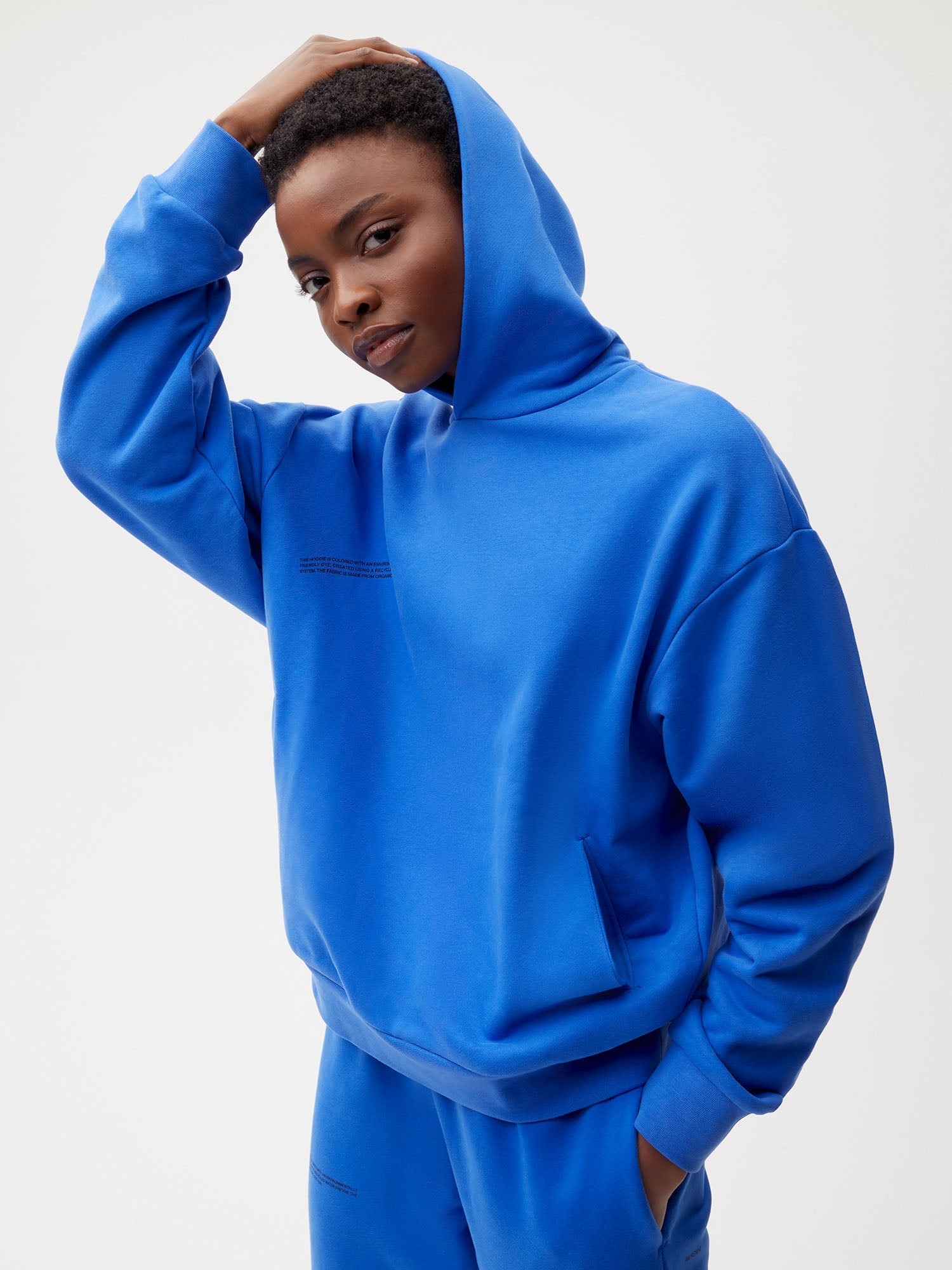 365 Midweight Hoodie cobalt blue