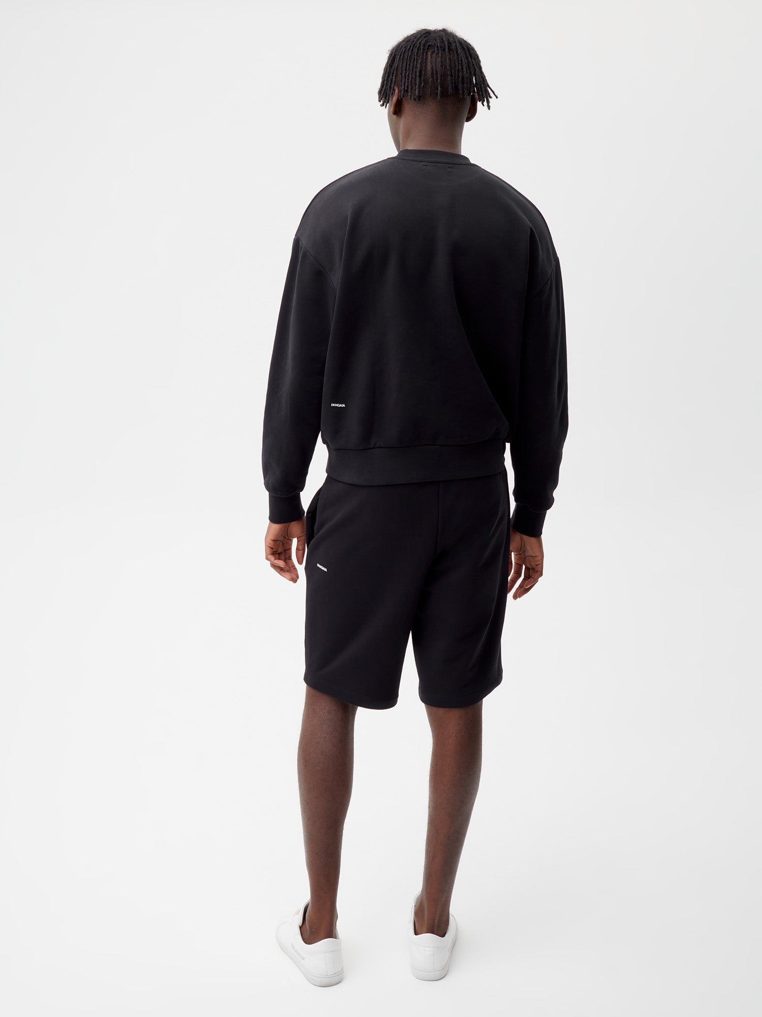 Organic Cotton Fleece Shorts Black