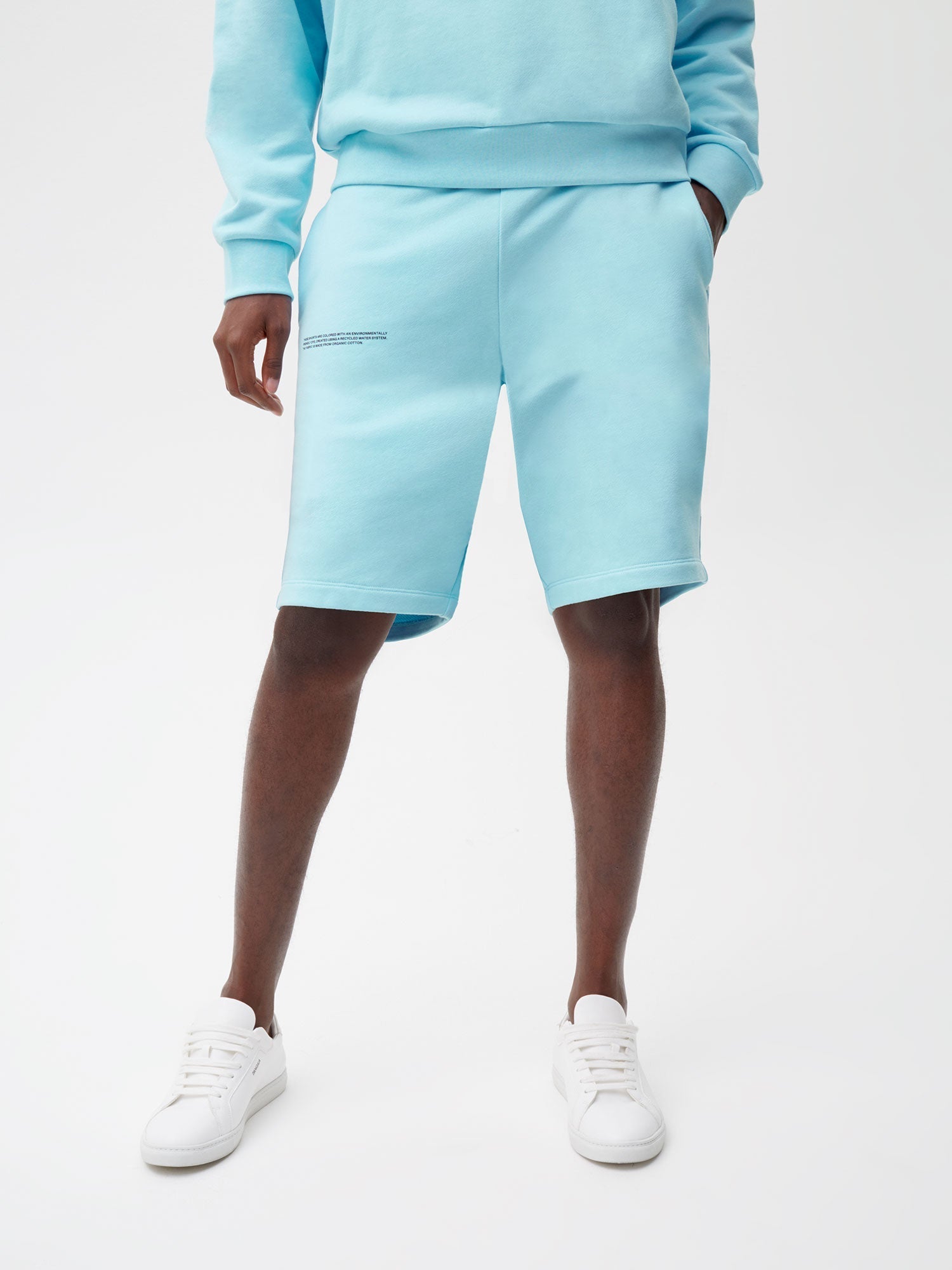 Organic Cotton Long Shorts Celestial Blue Male