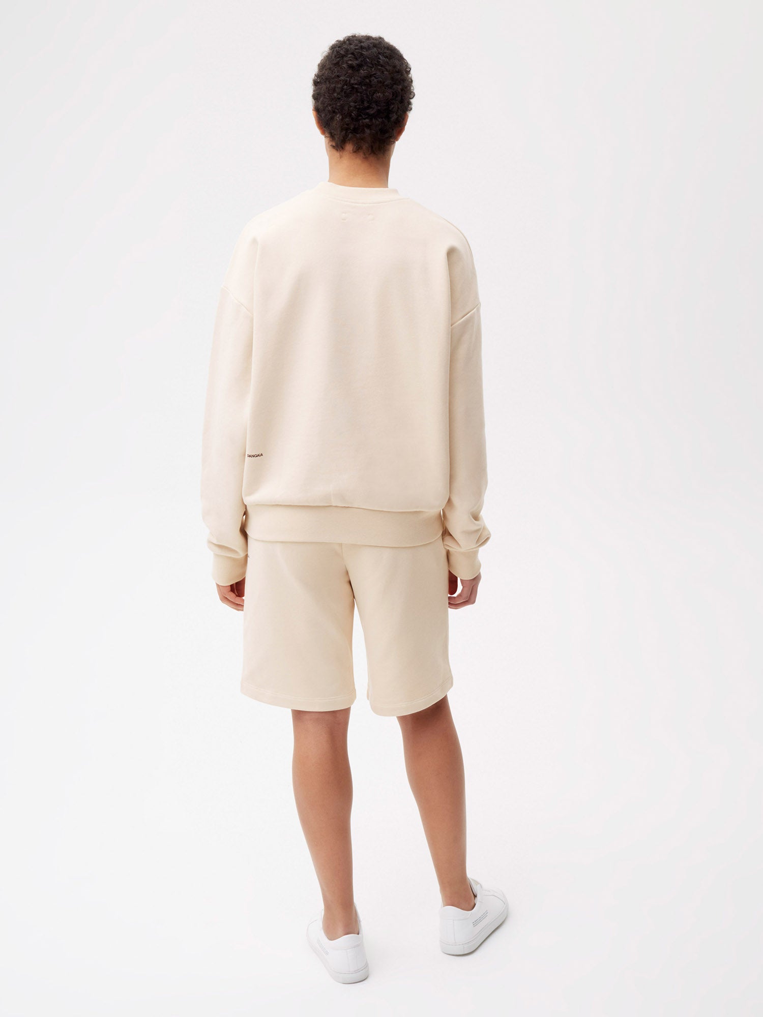 Organic Cotton Long Shorts Sand Female