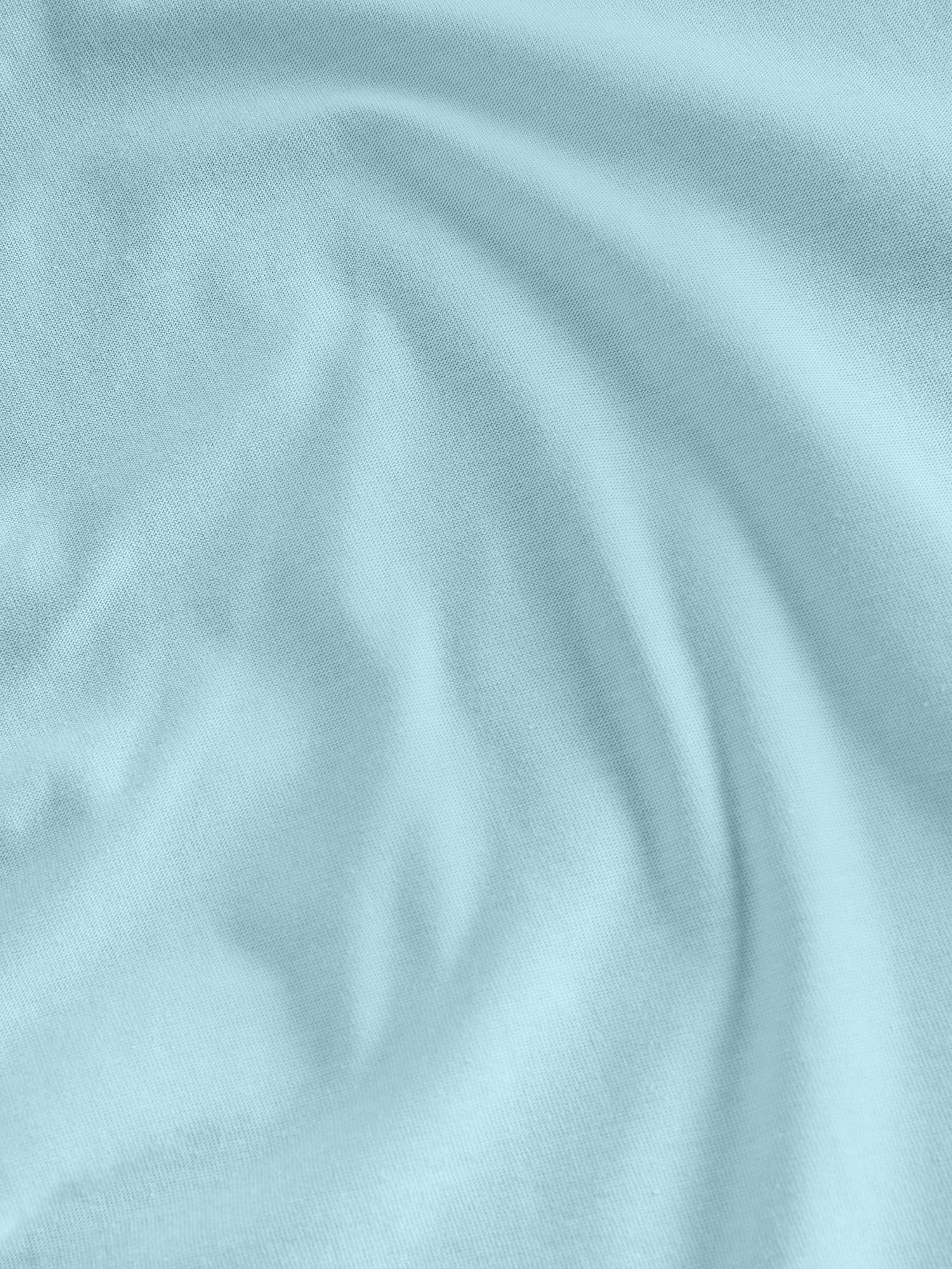 Organic Cotton Long Sleeve T Shirt Celestial Blue