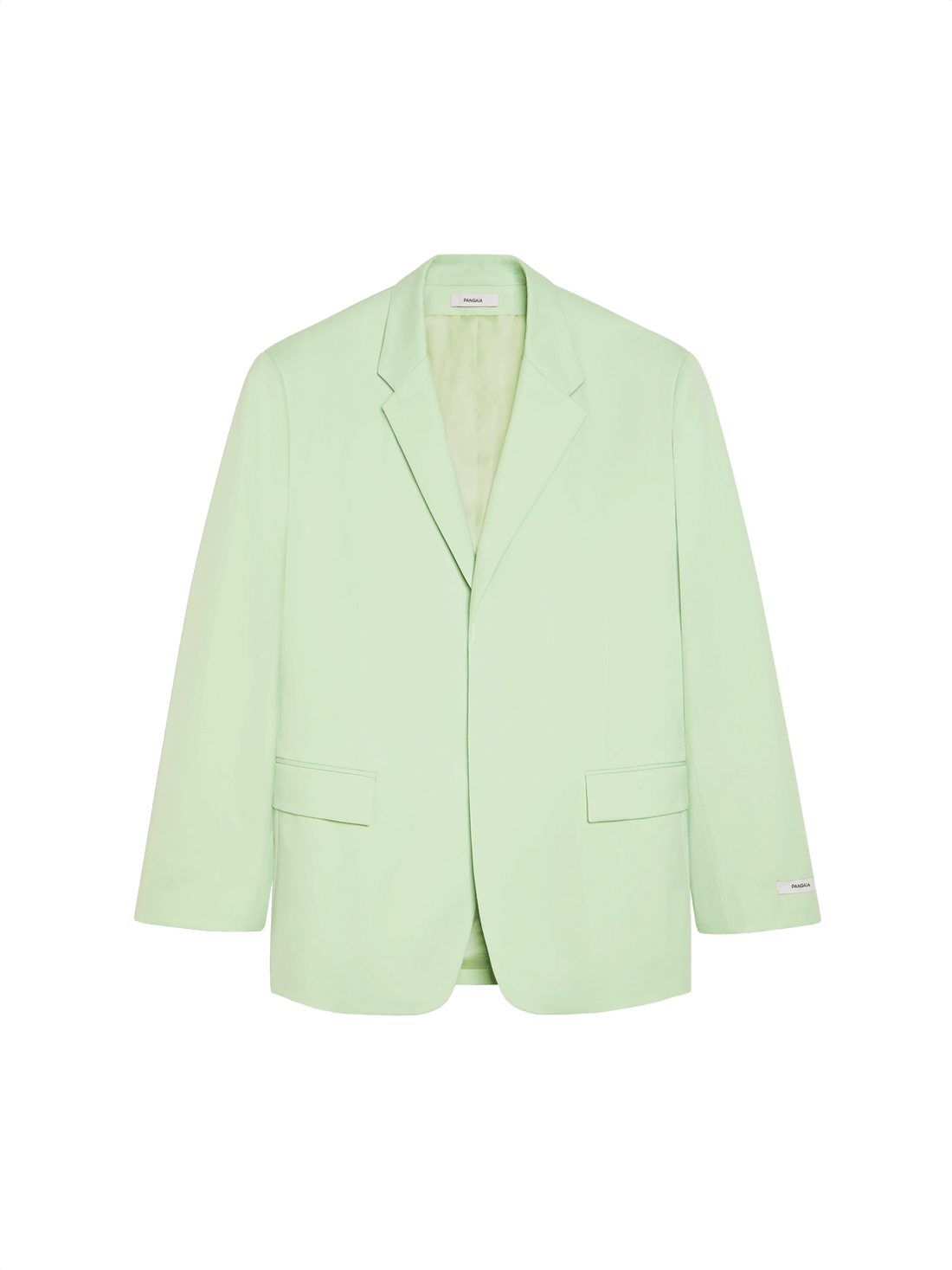 Sale Men's Cotton Oversized Tailored Blazer Pistachio Pangaia