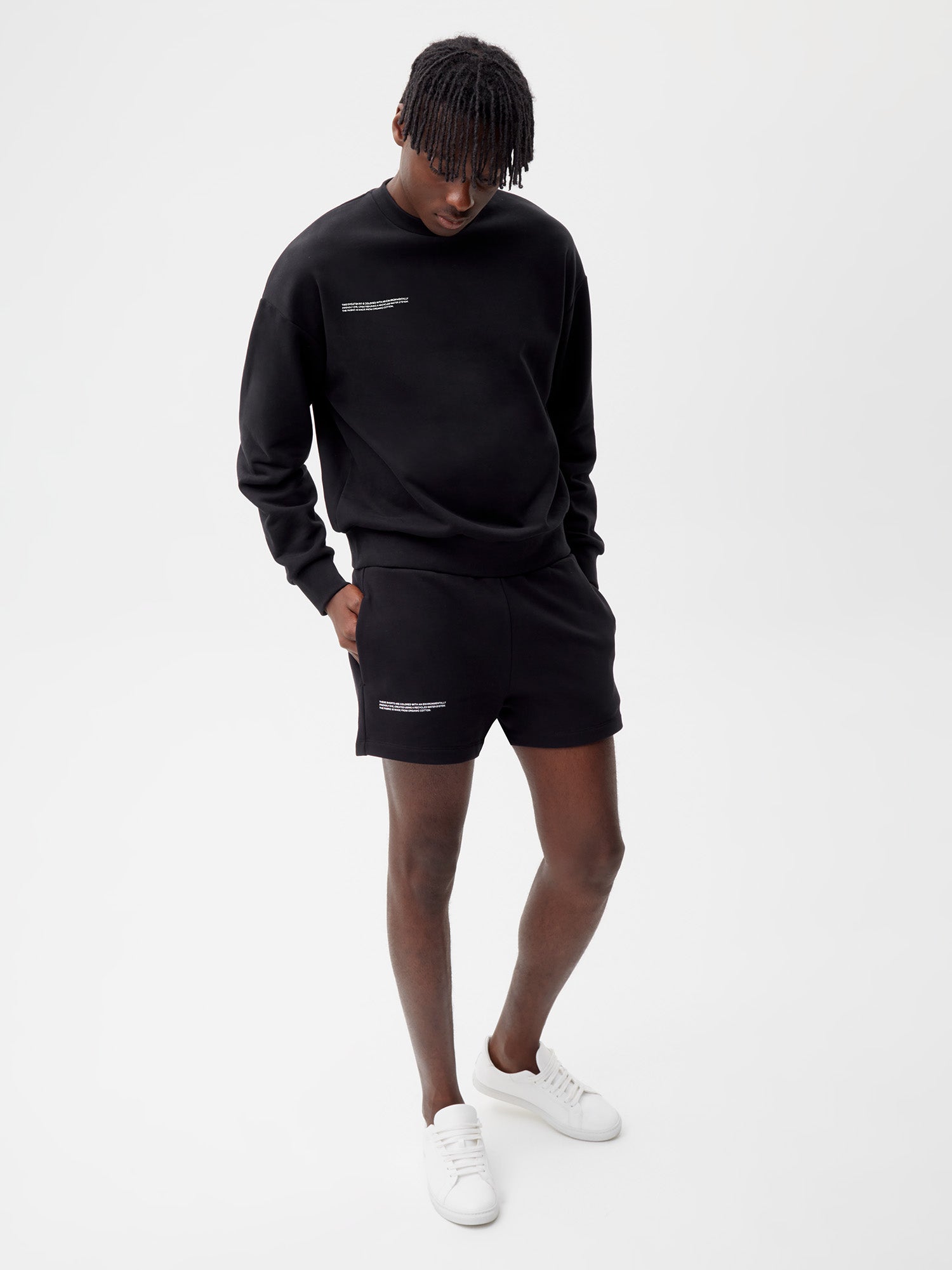 Organic Cotton Shorts Black Male