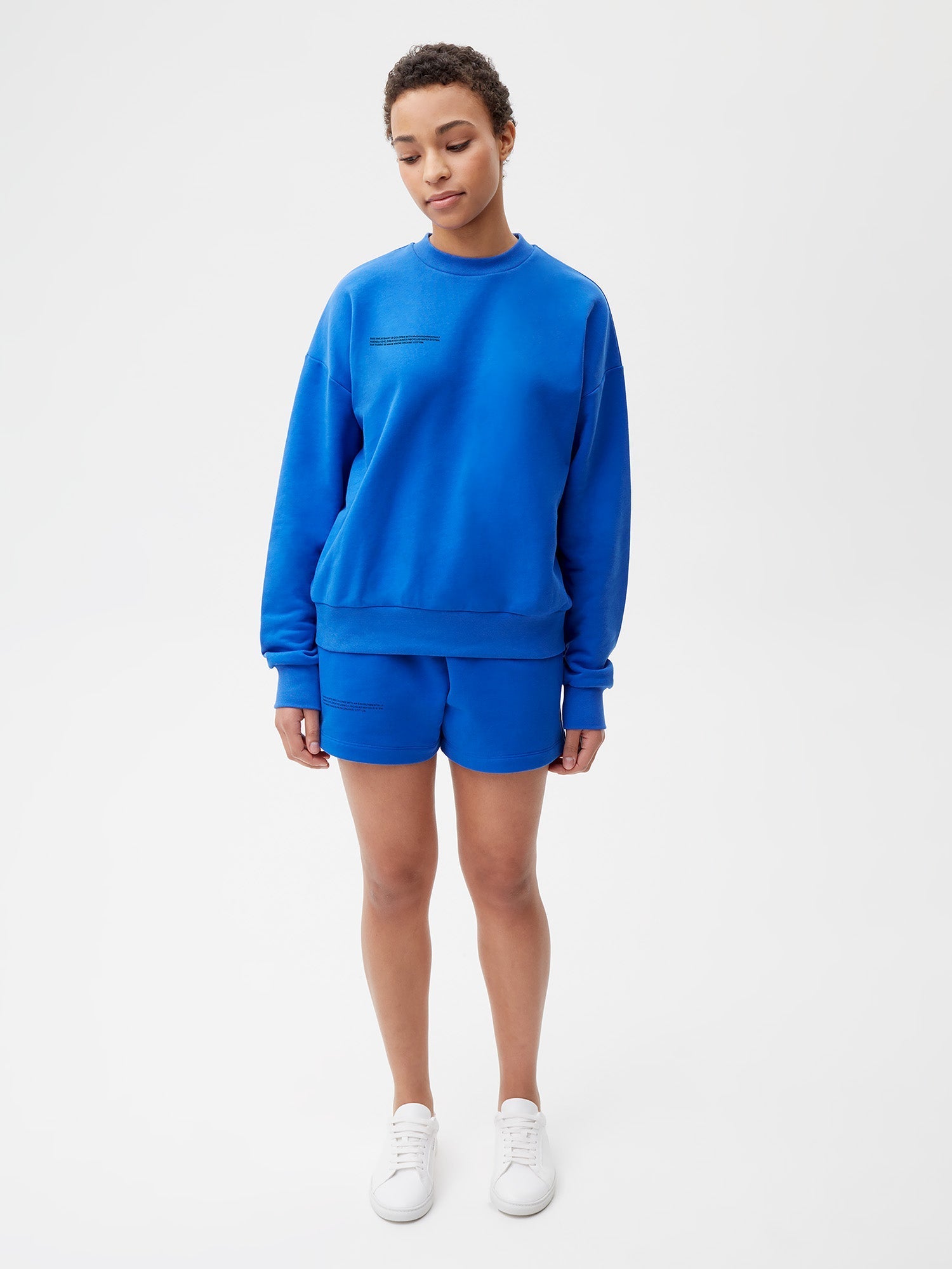 Organic Cotton Shorts Cobalt Blue Female