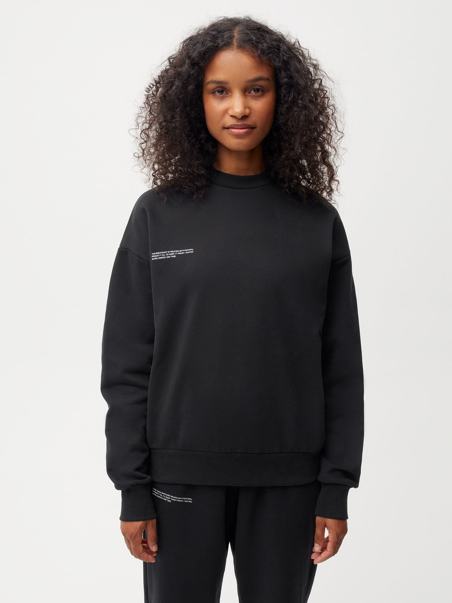 Black cotton sweatshirt womens sale