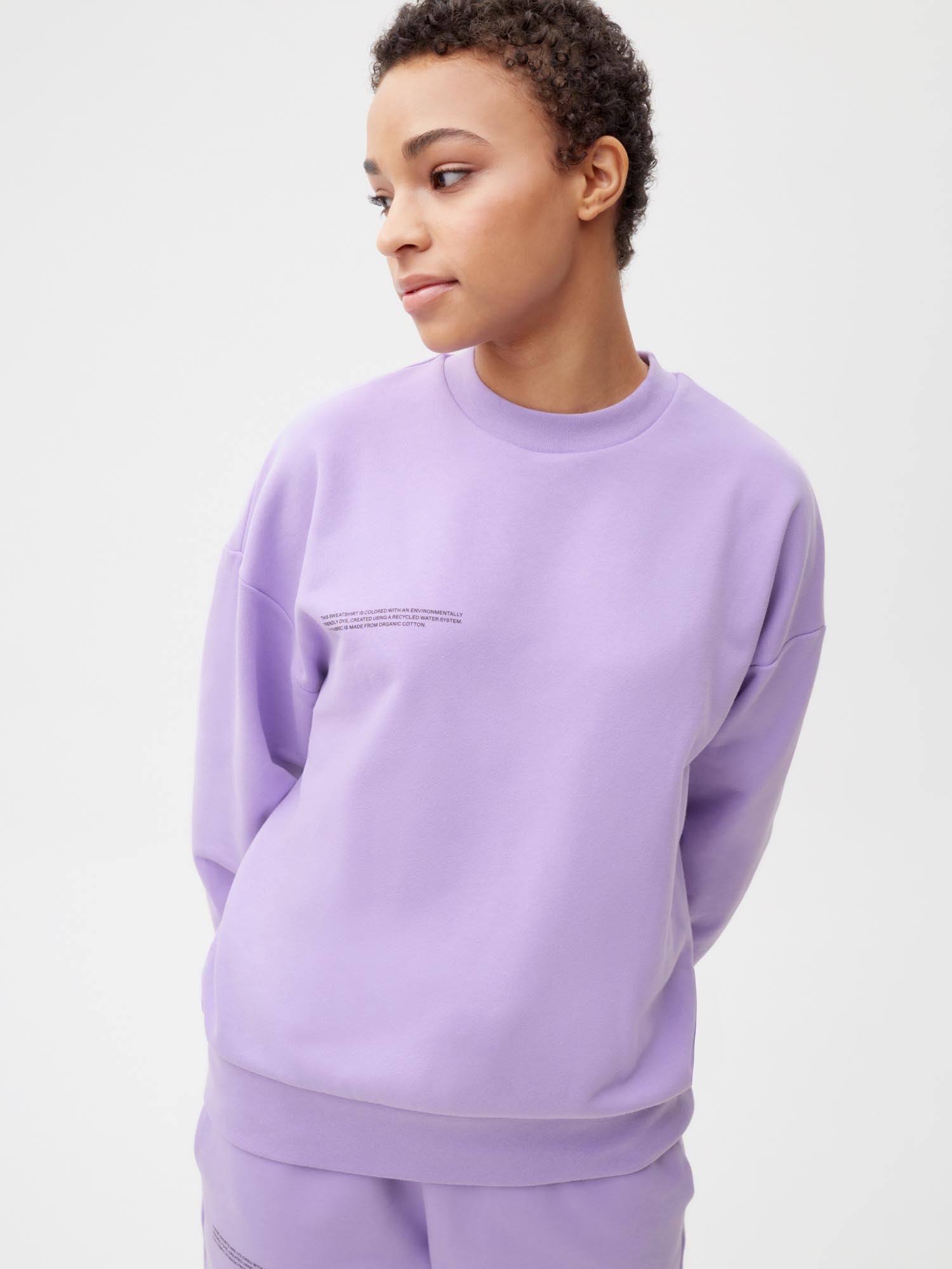Sherna Sweatshirt - Purple, 100% Organic Cotton