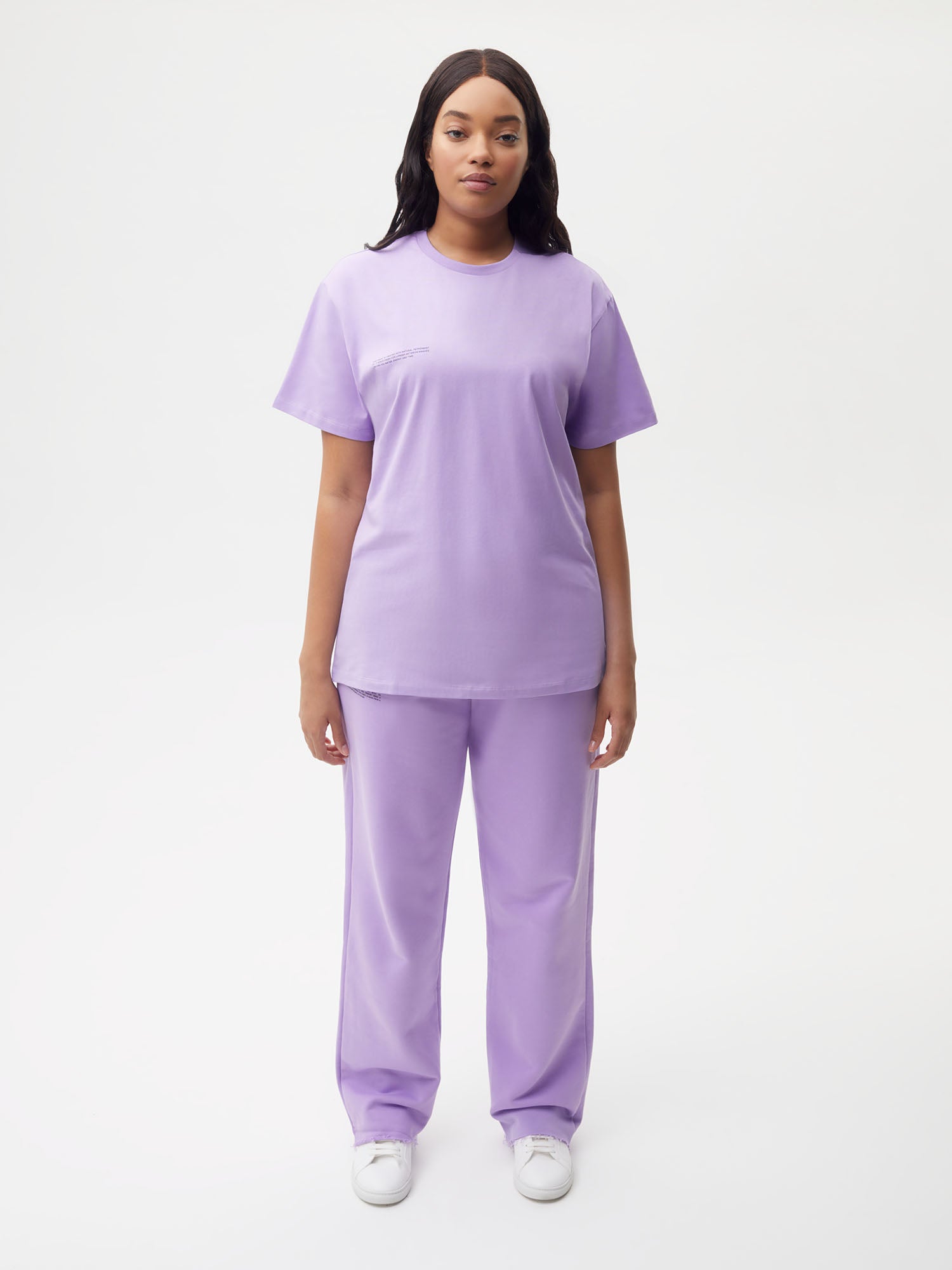 Organic Cotton T-shirt SS22—orchid purple female