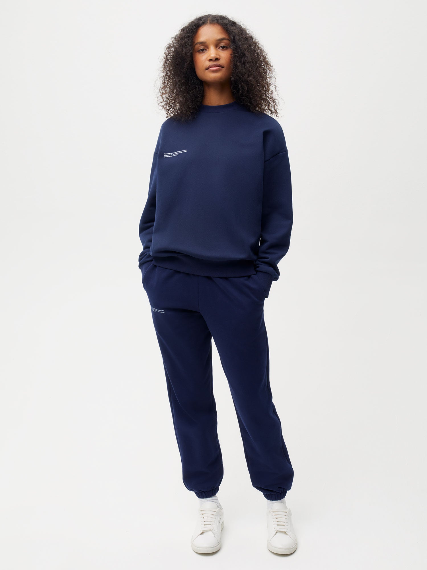 365 Midweight Track Pants—navy blue