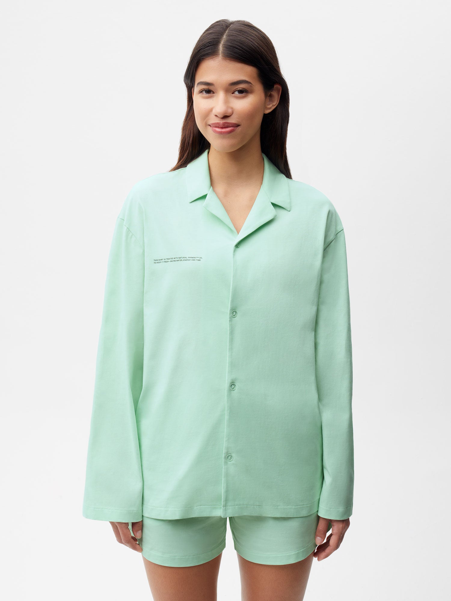 Pajamas-Shirt-Lagoon-Green-Female-1