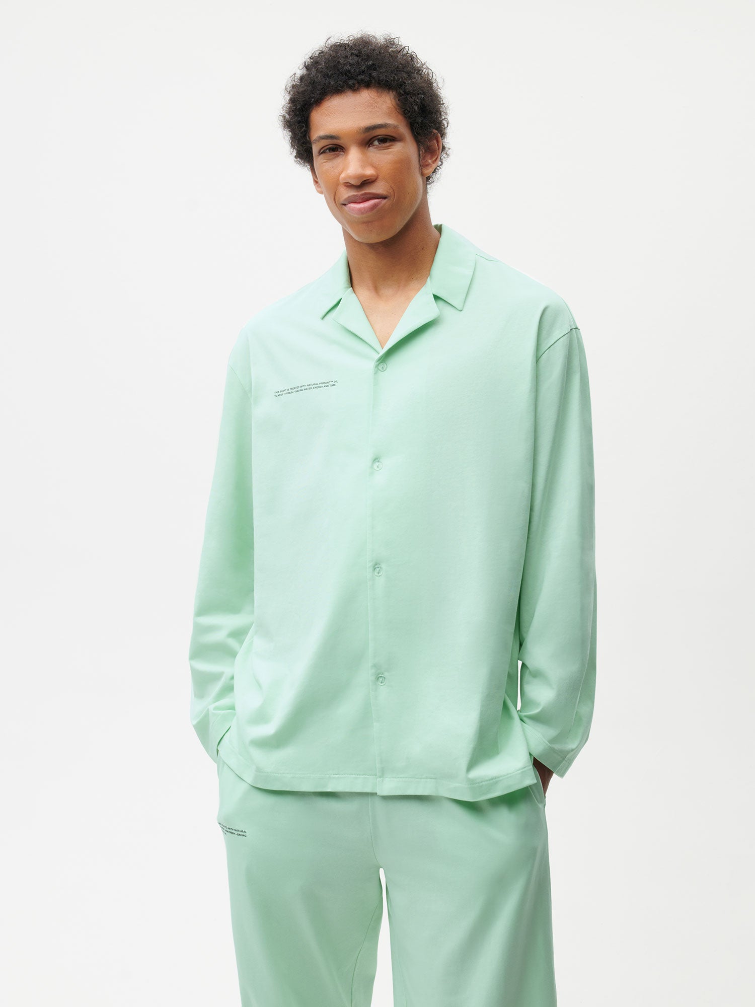 Pajamas-Shirt-Lagoon-Green-Male-1