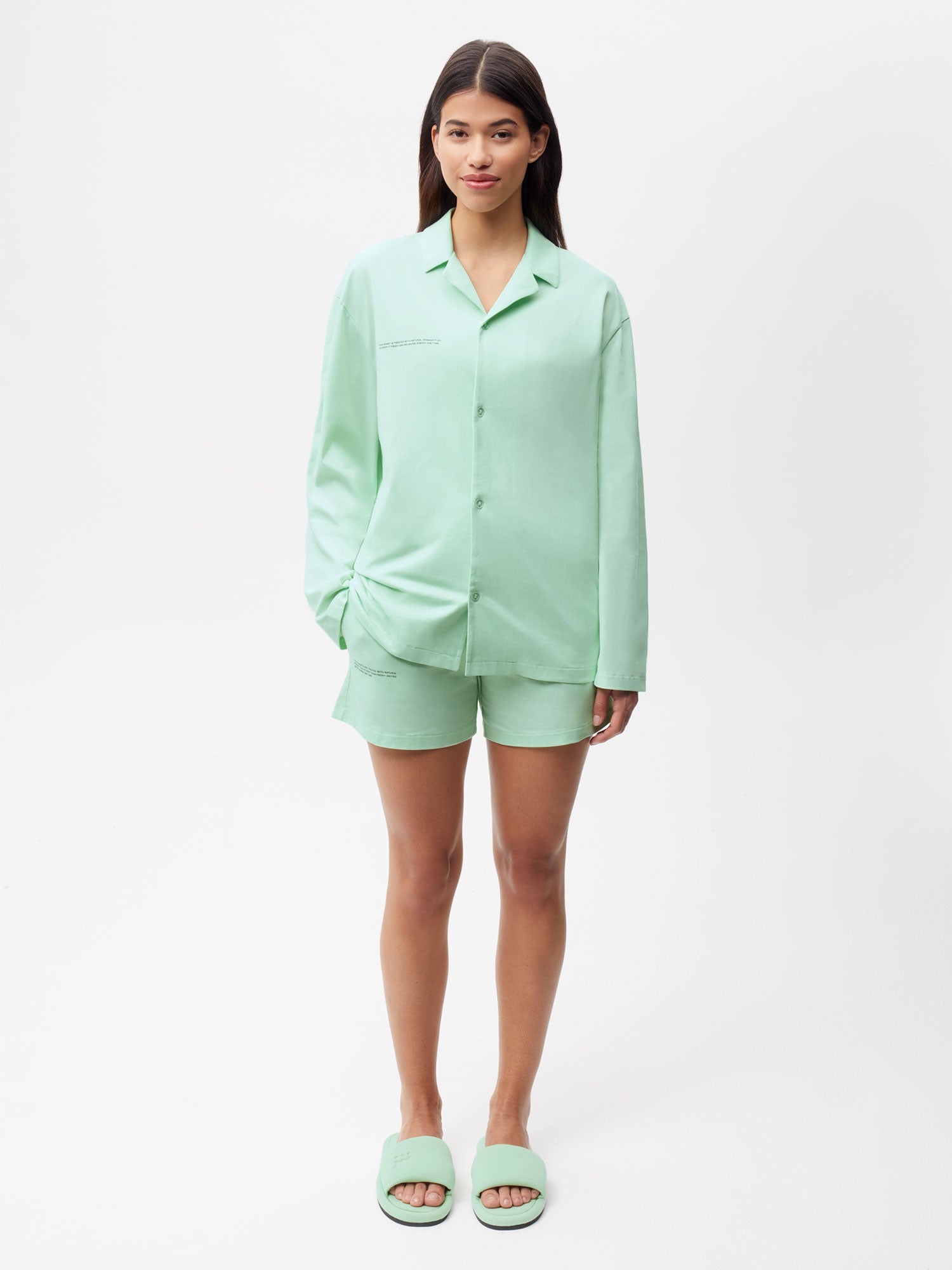 Pajamas-Shorts-Lagoon-Green-Female-1